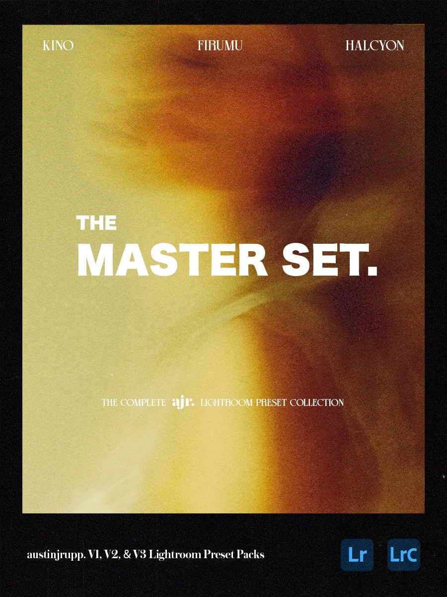 THE MASTER SET | The complete ajr. Lightroom preset bundle