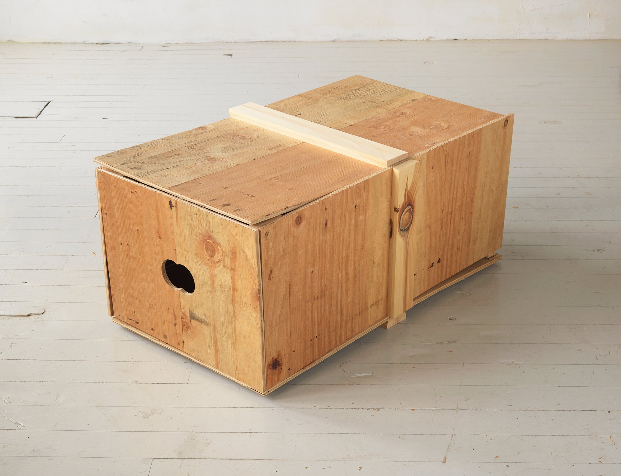 Swordfight, 2006, plywood and pine, 15 x 20 x 33 inches 