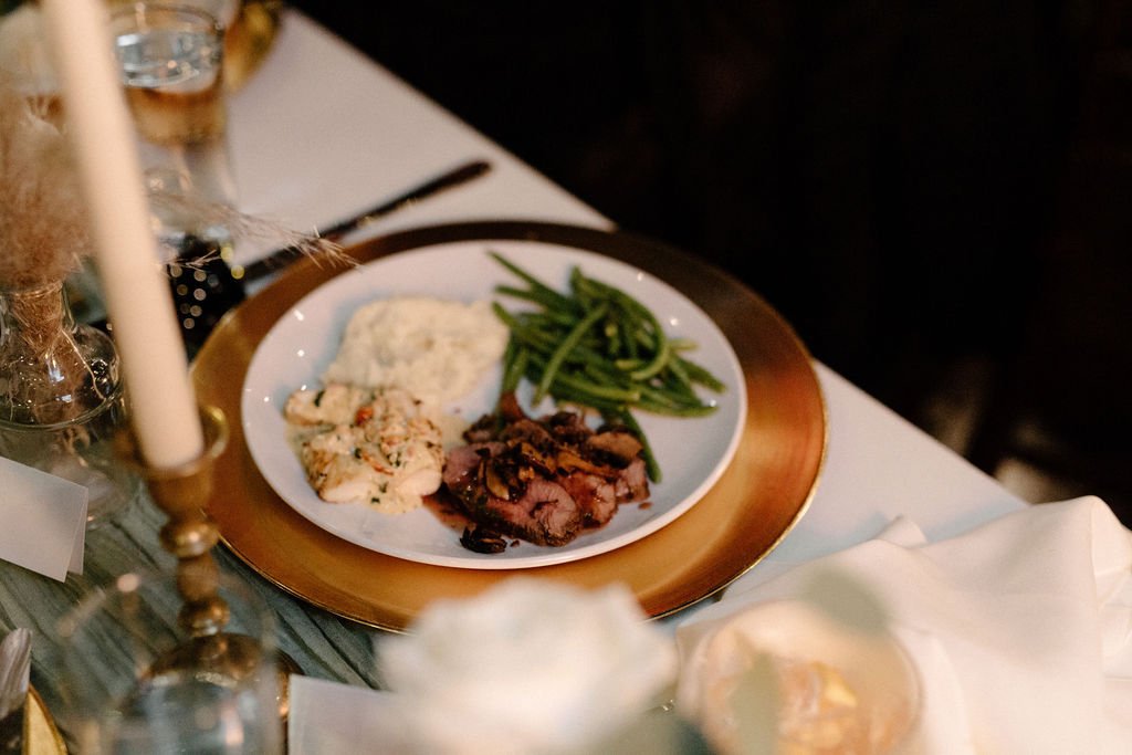 Dinner is served 🍽️ 

Looking for a venue that provides food, drink, and decor? Look no further. Book your next celebration with us! #reverieasheville ✨

📸 @sheilanoltphotography