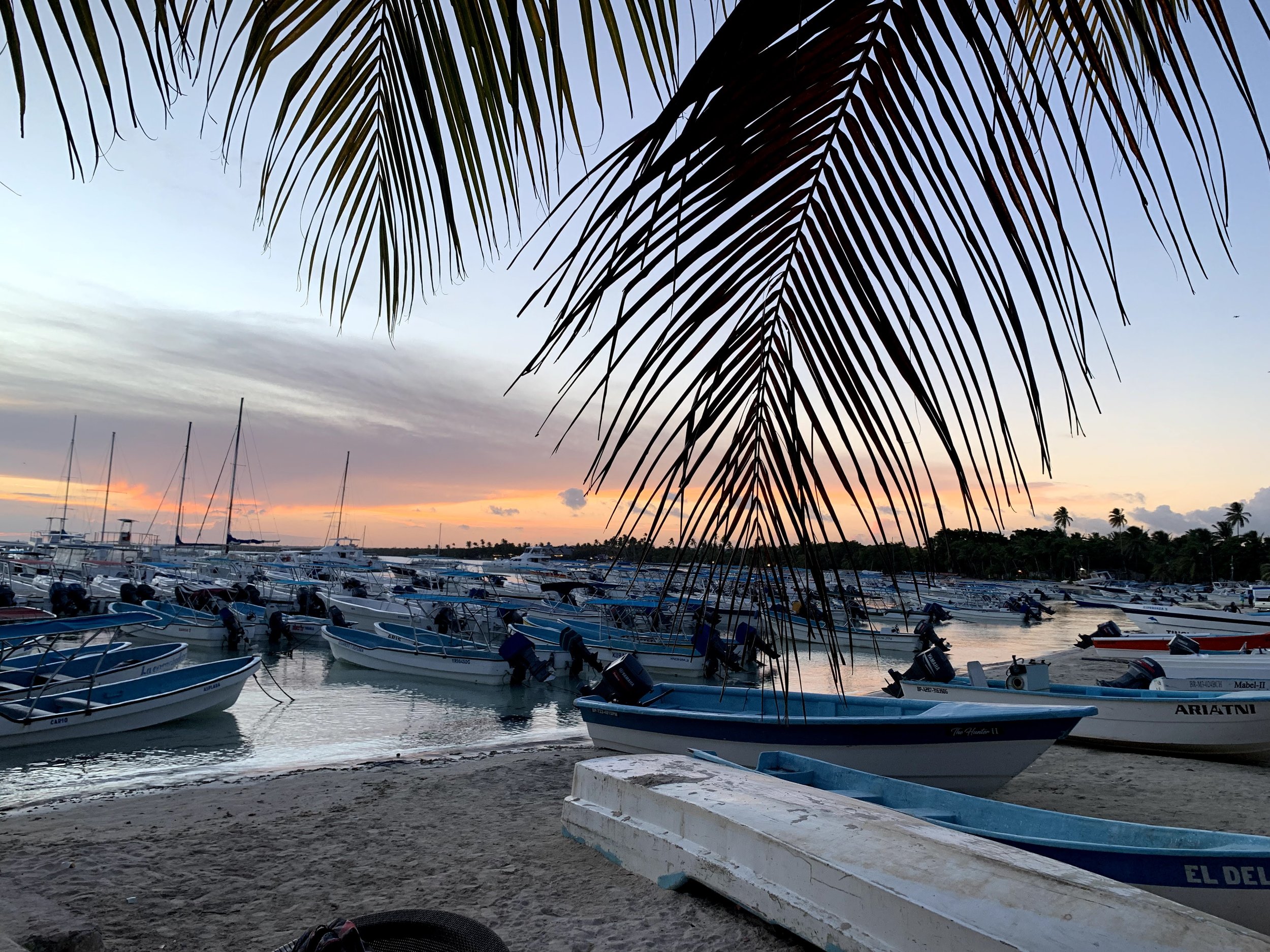 boats in a bay in the Dominican Republic.jpg