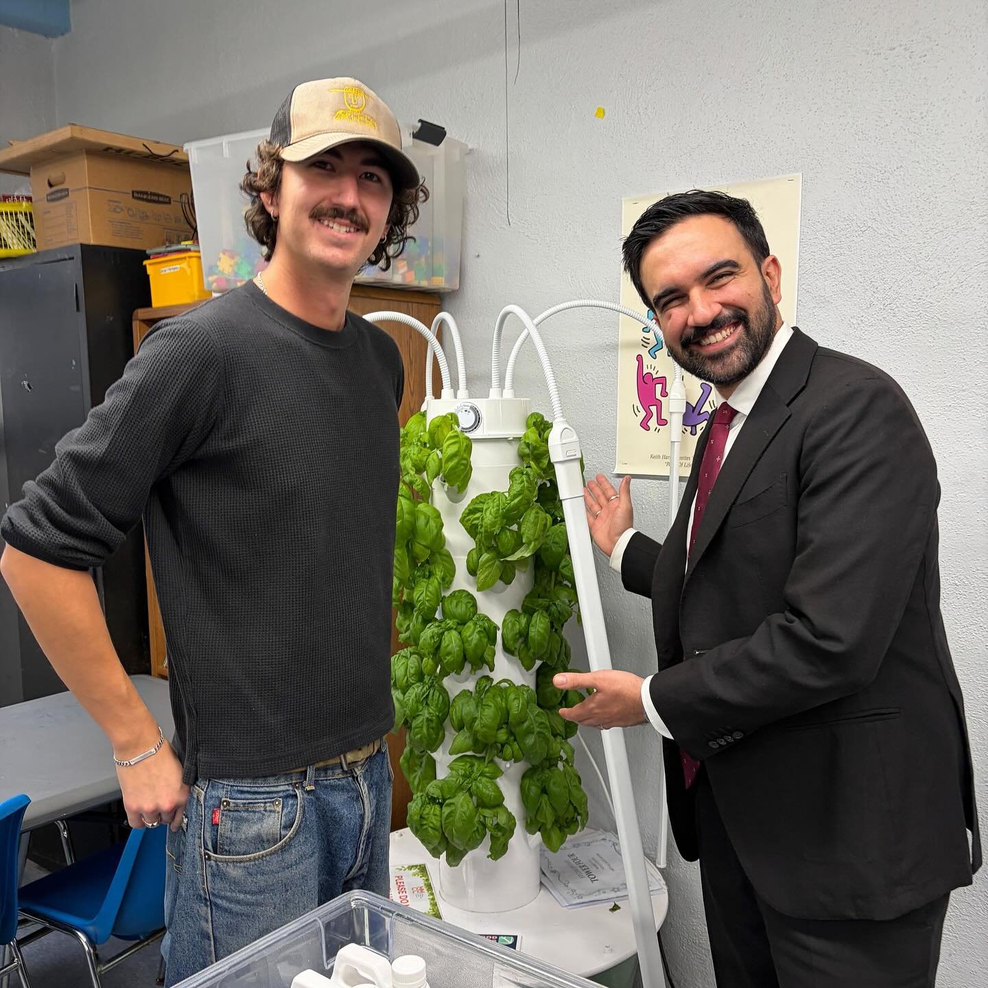 🌿 Look who stopped by this week!

We were thrilled to welcome Zohran Mamdani, Mayoral Candidate, to the Marble Community Center in the Bronx to check out our garden amenities and see urban farming in action. 🌱

A large portion of the produce grown 
