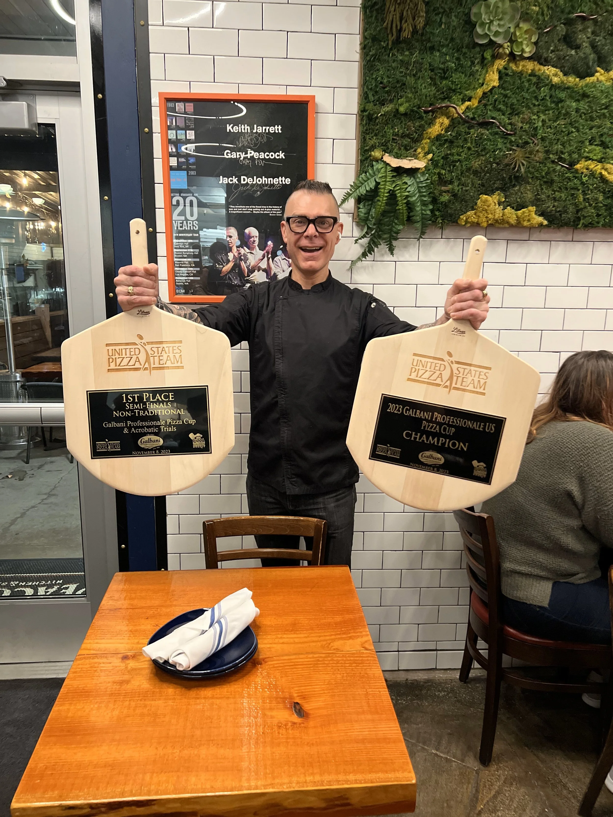 Niles at NPKB with Galbani Pizza Champion awards .jpg