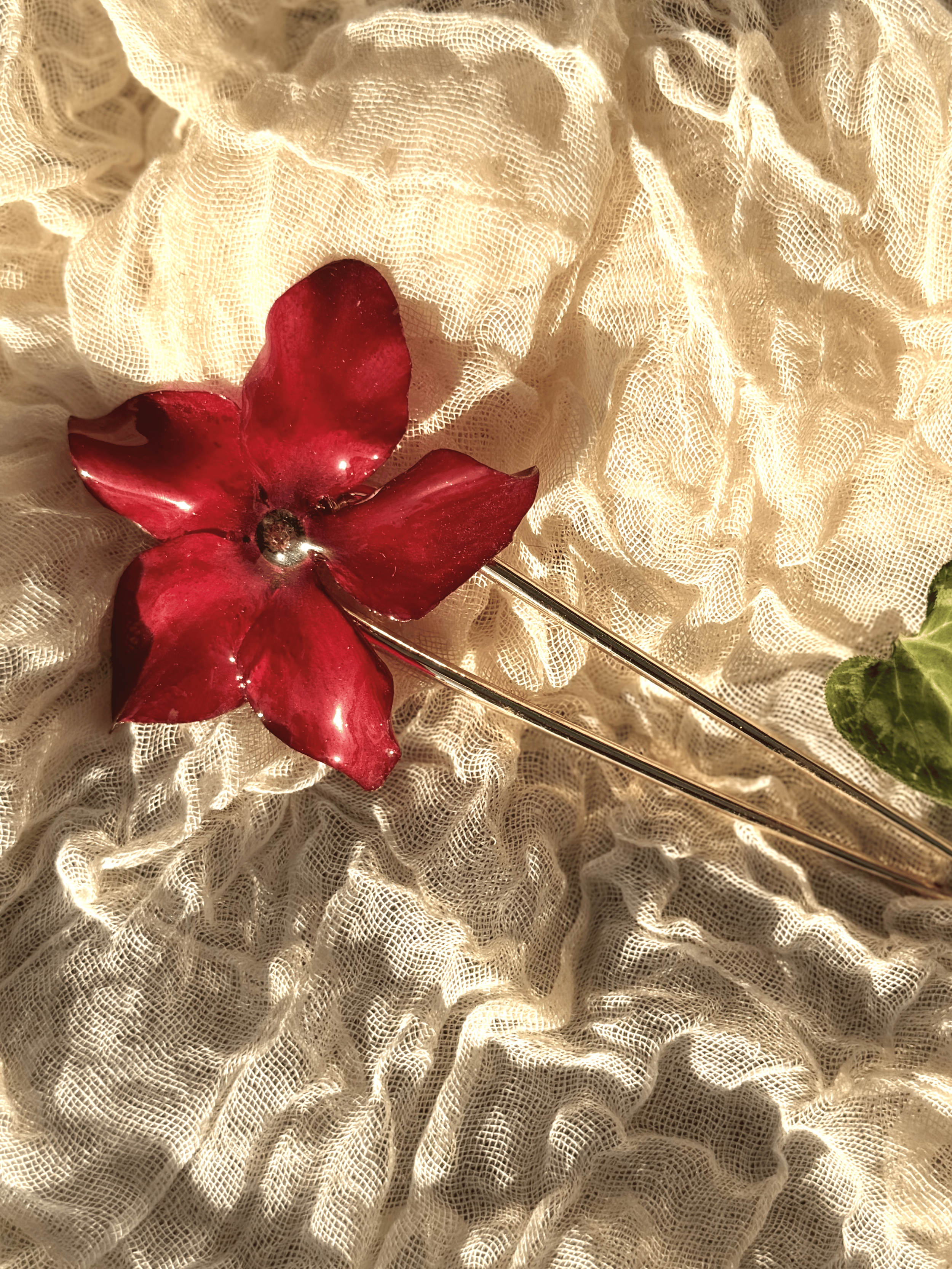 Cyclamen French Twist Hairpin