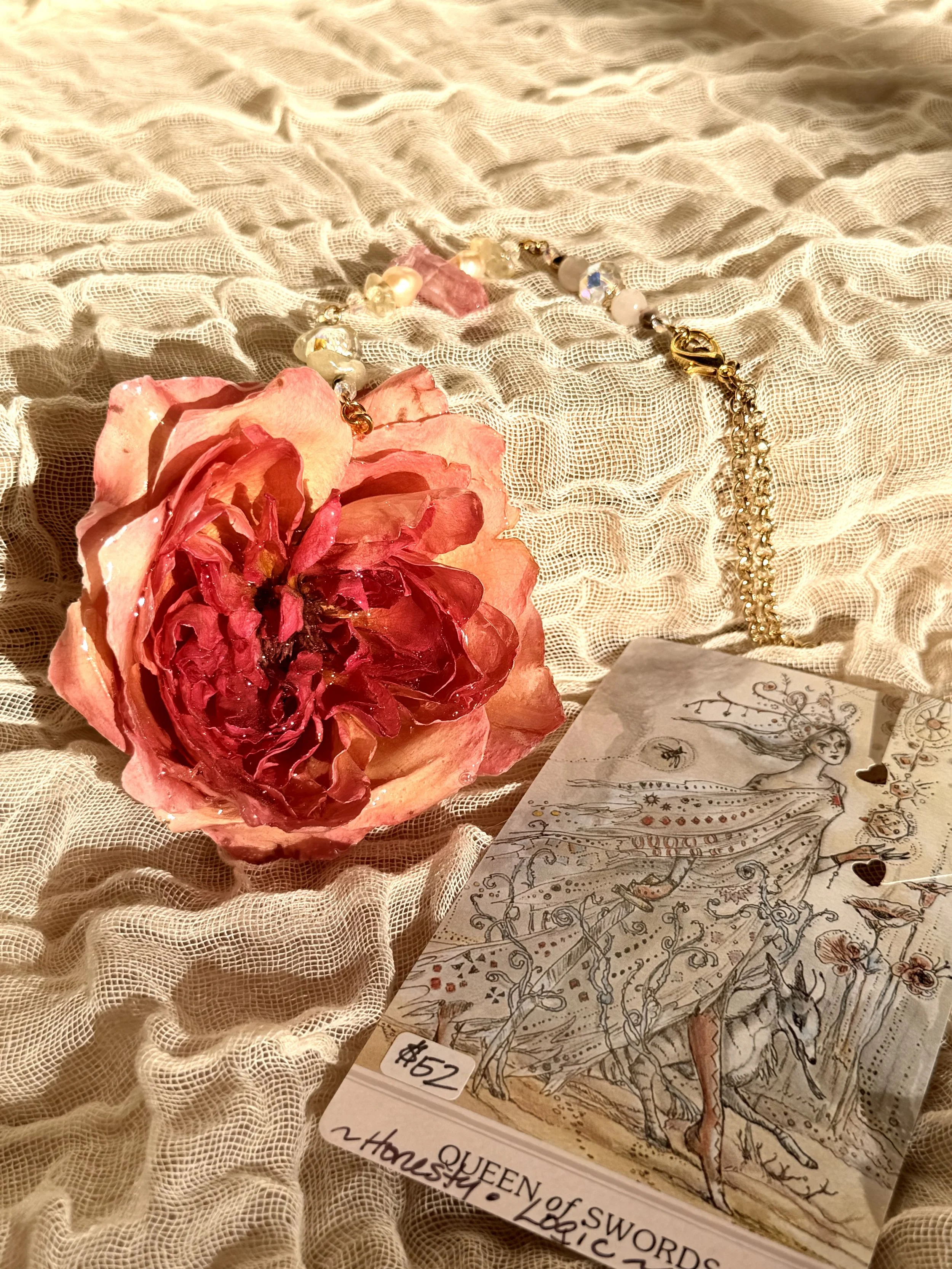Rose Car Charm