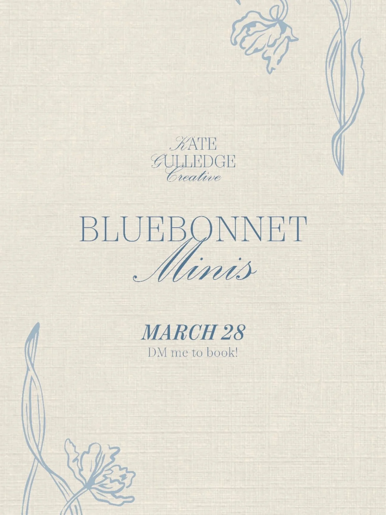 A few more spots for bluebonnets this year are open! DM me to book your spot!! They will be in Montgomery. If you want to do them and the date doesn&rsquo;t work just lmk 🫶🏻✨