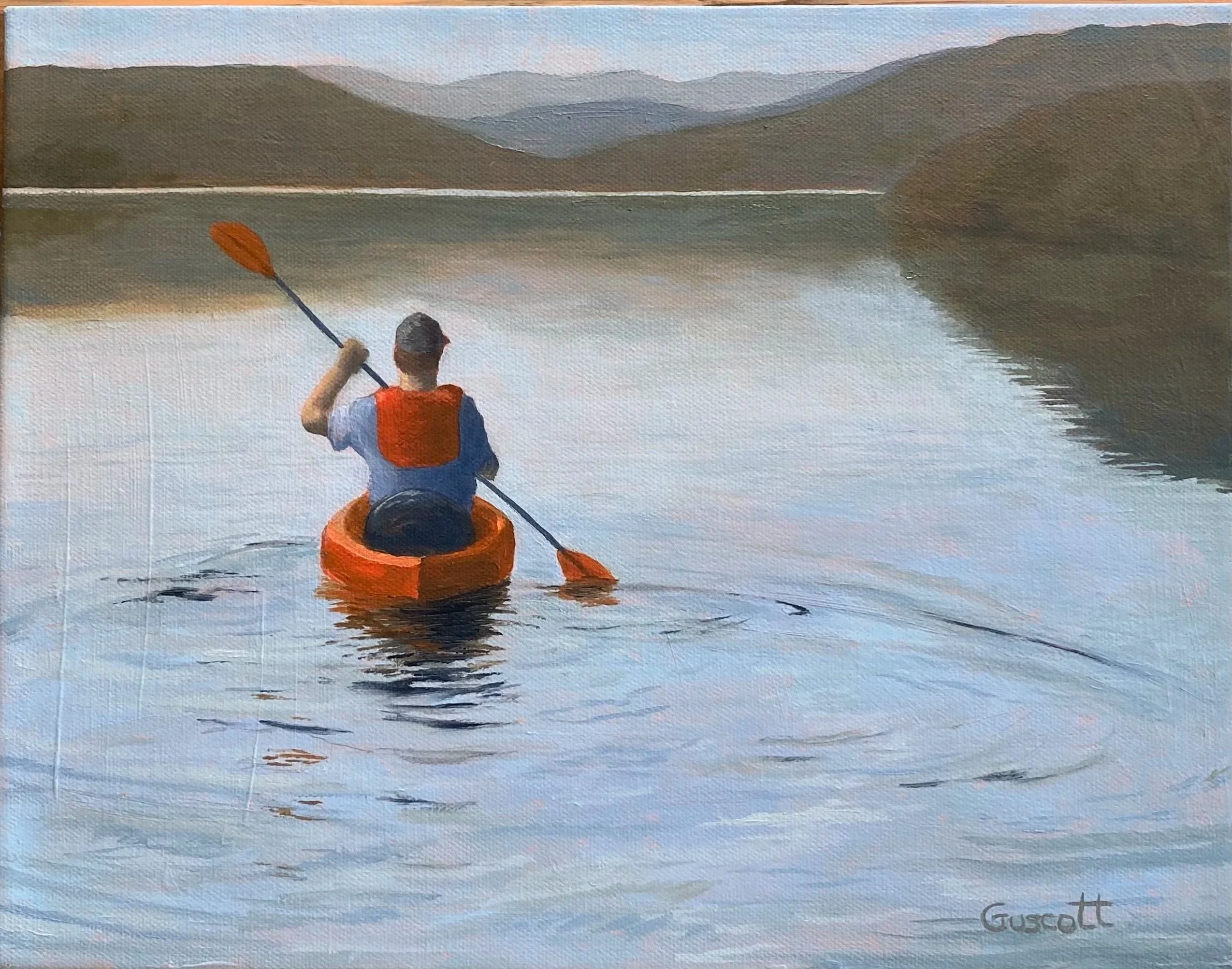 Indian Lake Paddler