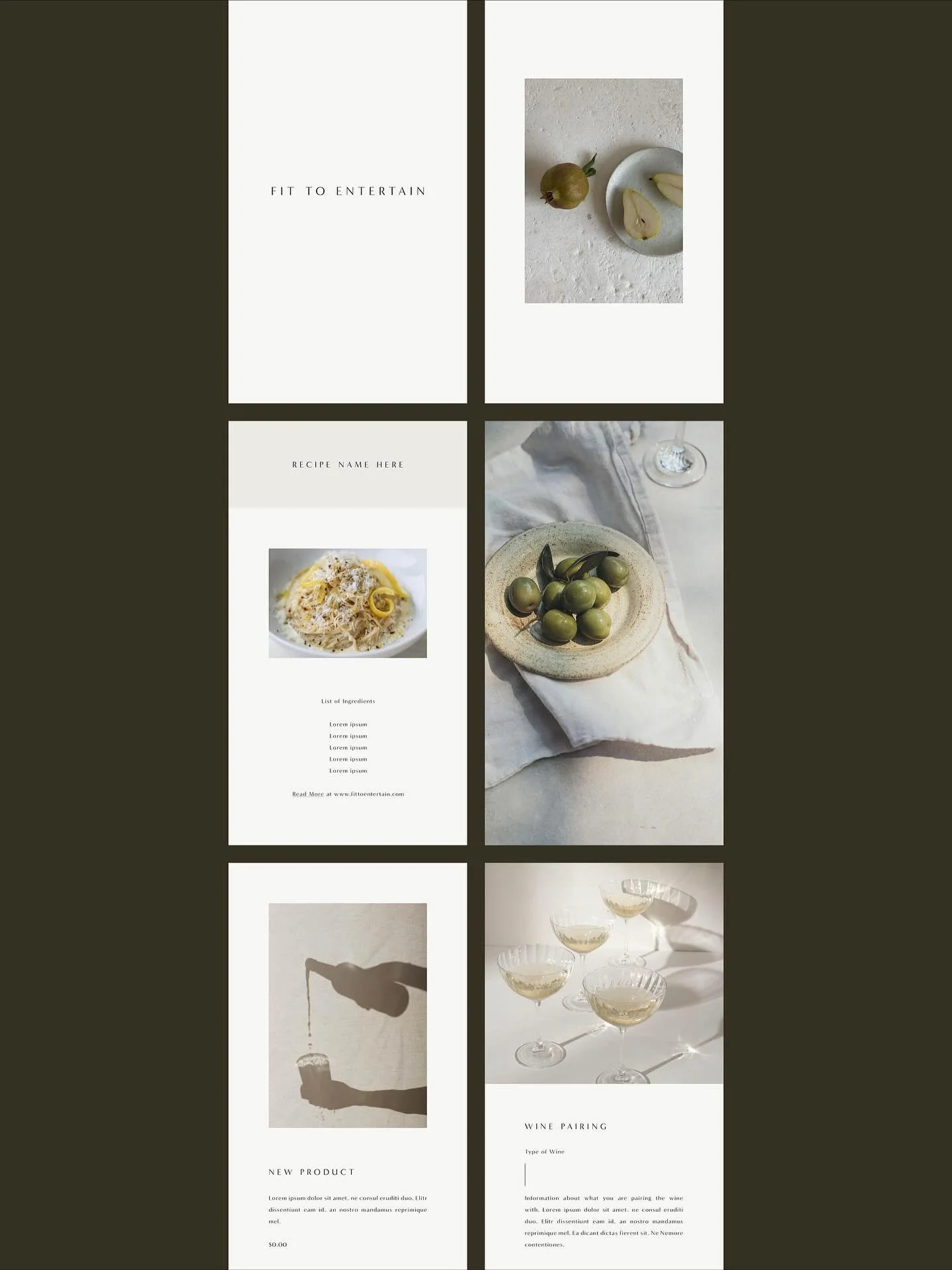 Brand Identity, Newsletter Development, &amp; Social Development 🫒