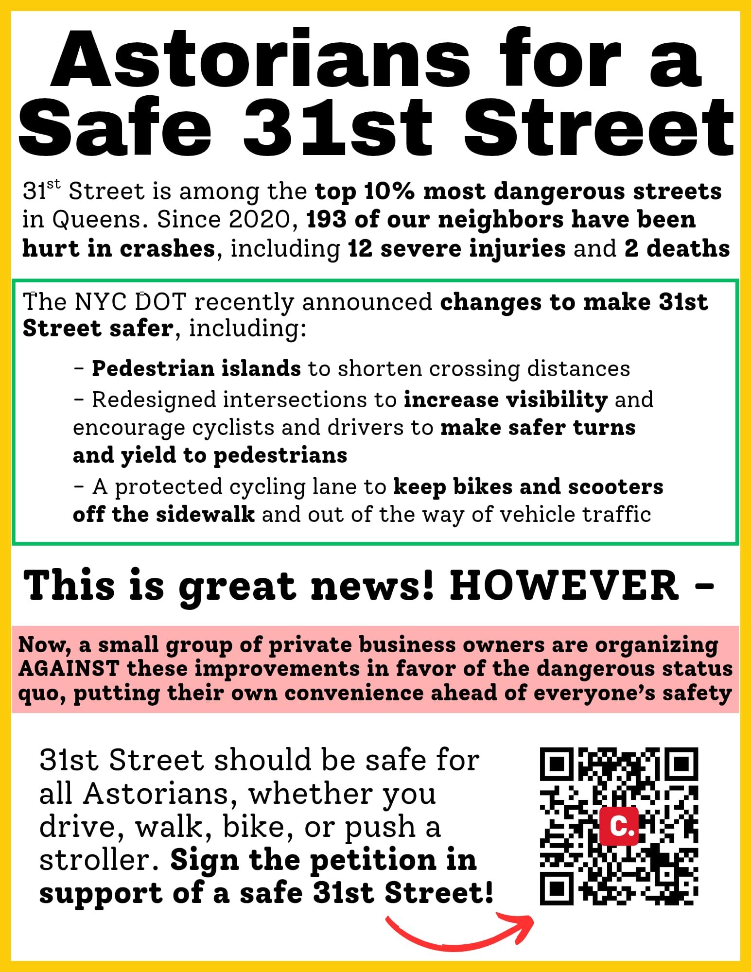 Astorians for a Safe 31st Street
