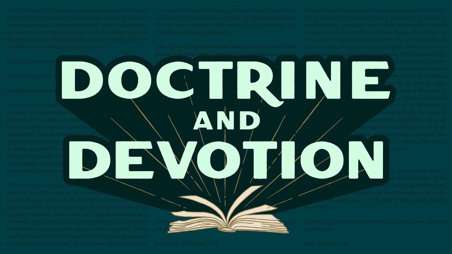 Establishing Christ's Church