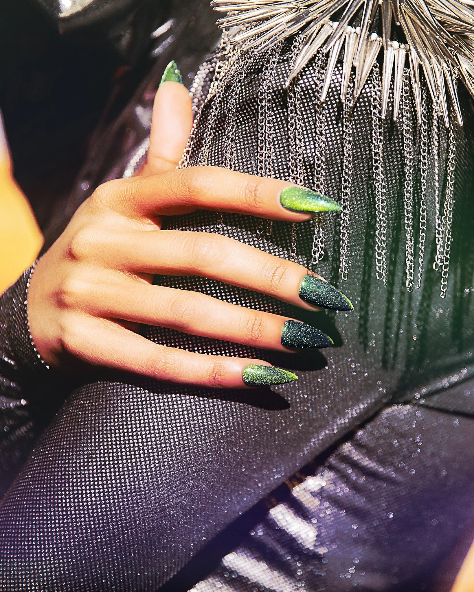 Electric Nebula for Artistic Nail Design