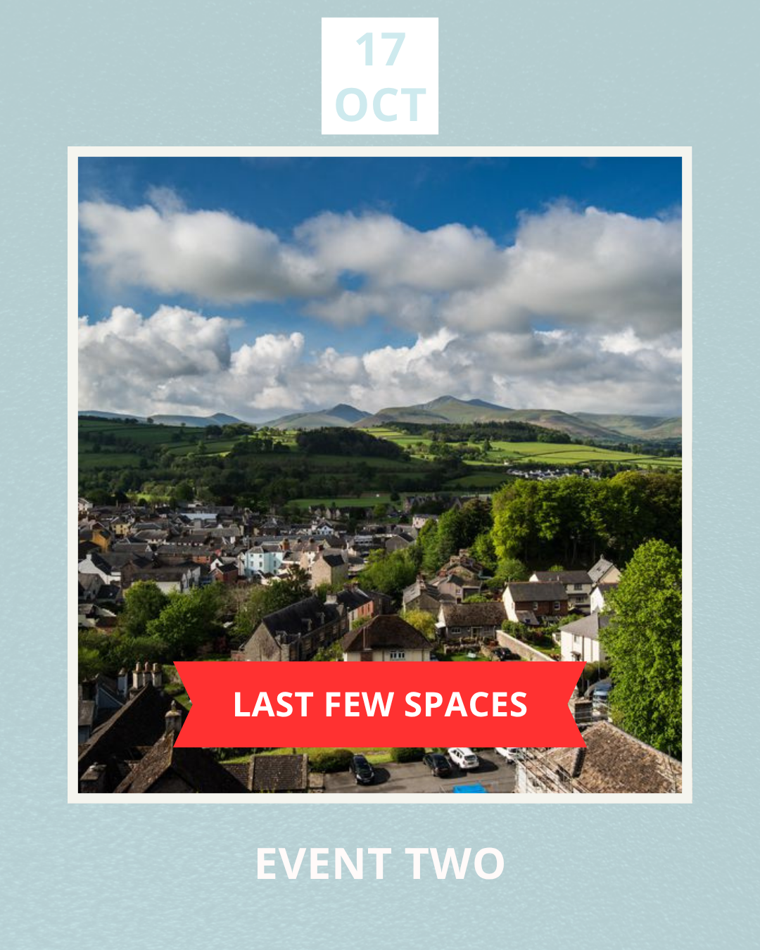 Walk: 'Brecon Town' on Saturday 17 October  at 10.00am