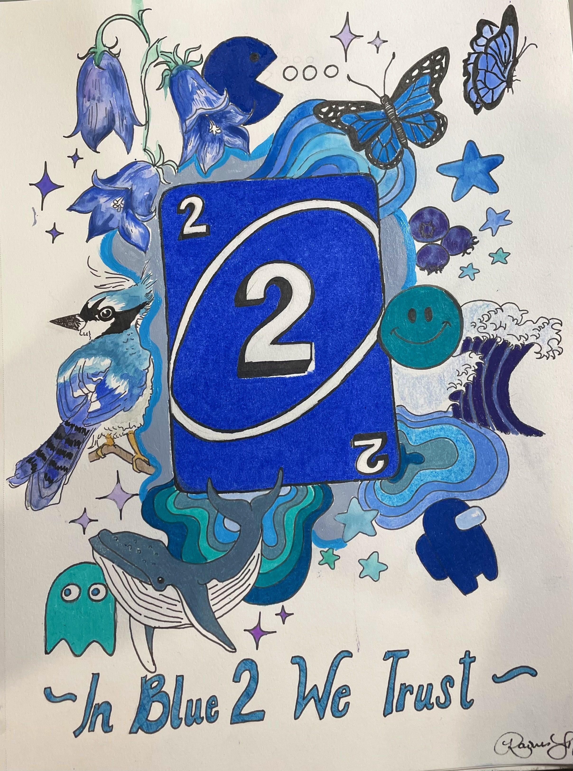 Blue 2 for Hannah