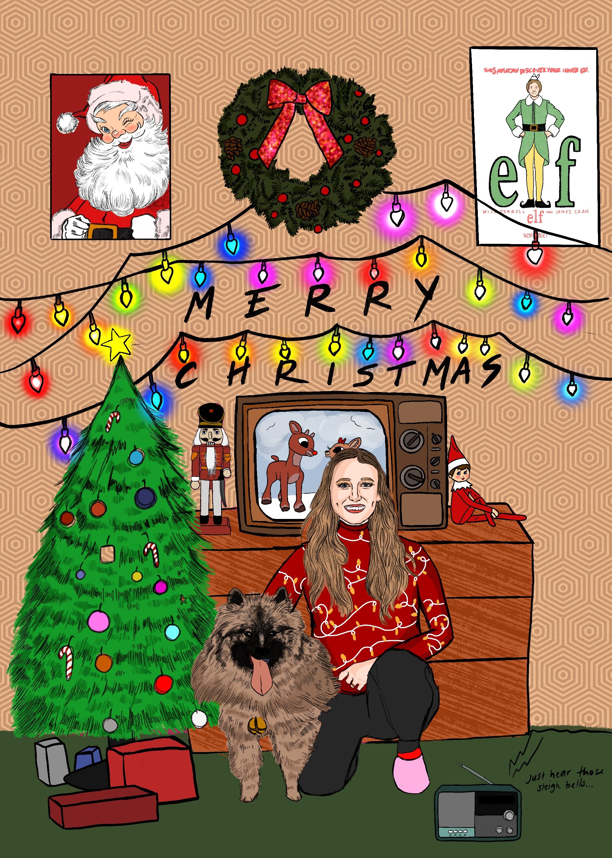Christmas cards 2021 for Hannah