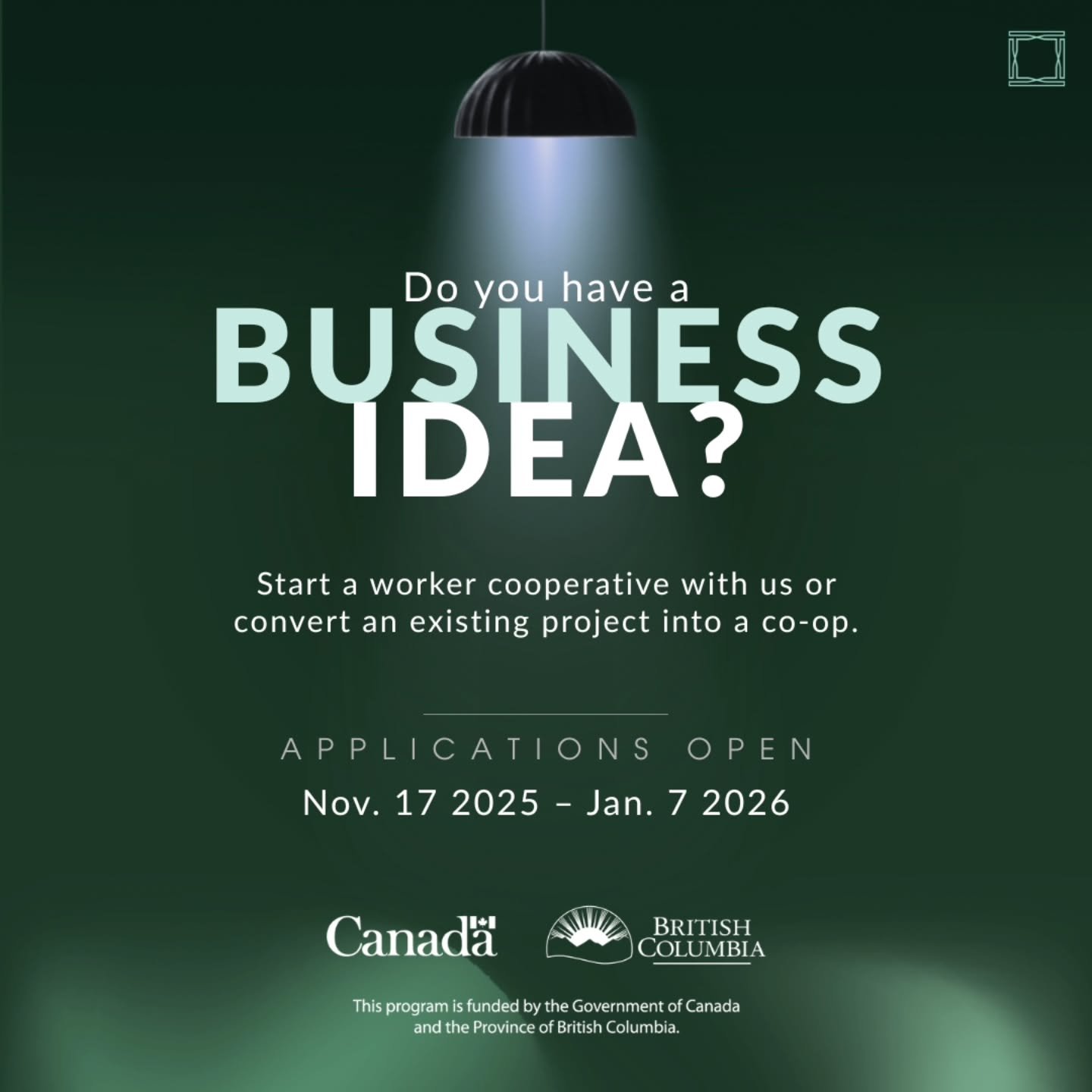 Solid State accepts new ideas for cooperative projects biannually and our next intake will be open November 17th, 2025 to January 7th, 2026! Link in bio to apply. 

Solid State supports cooperative enterprises from ideation and planning all the way t