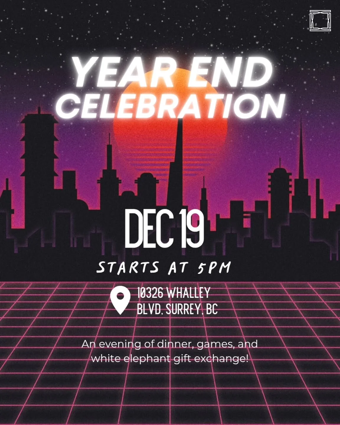 You're invited! 🎉

We are hosting our Year End Celebration at Solid State this Friday, December 19 at 5 PM. We'd love to see you at our HQ for dinner, games, and white elephant gift exchange. RSVP link in bio. 

#yearendcelebration #solidstatecommun