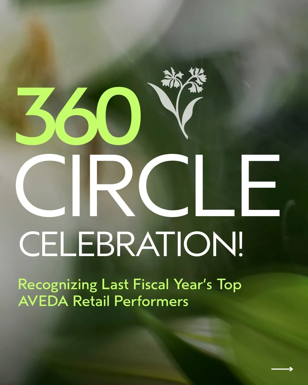 Congratulations to our 360 Circle winners and top AVEDA Retail Achievers! 🖤 This level of achievement represents a true standard of excellence, recognizing artists who consistently bring the behaviors that define the AVEDA Salon Experience to life b