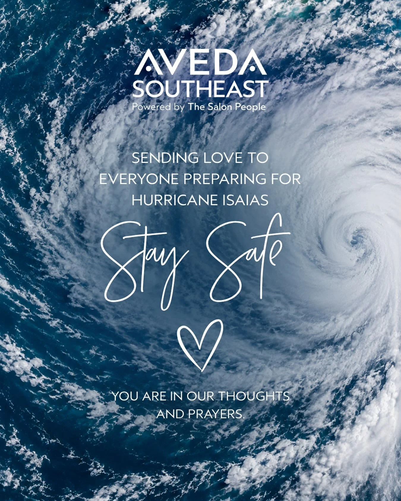 Please be safe friends 🙏 #hurricaneisaias