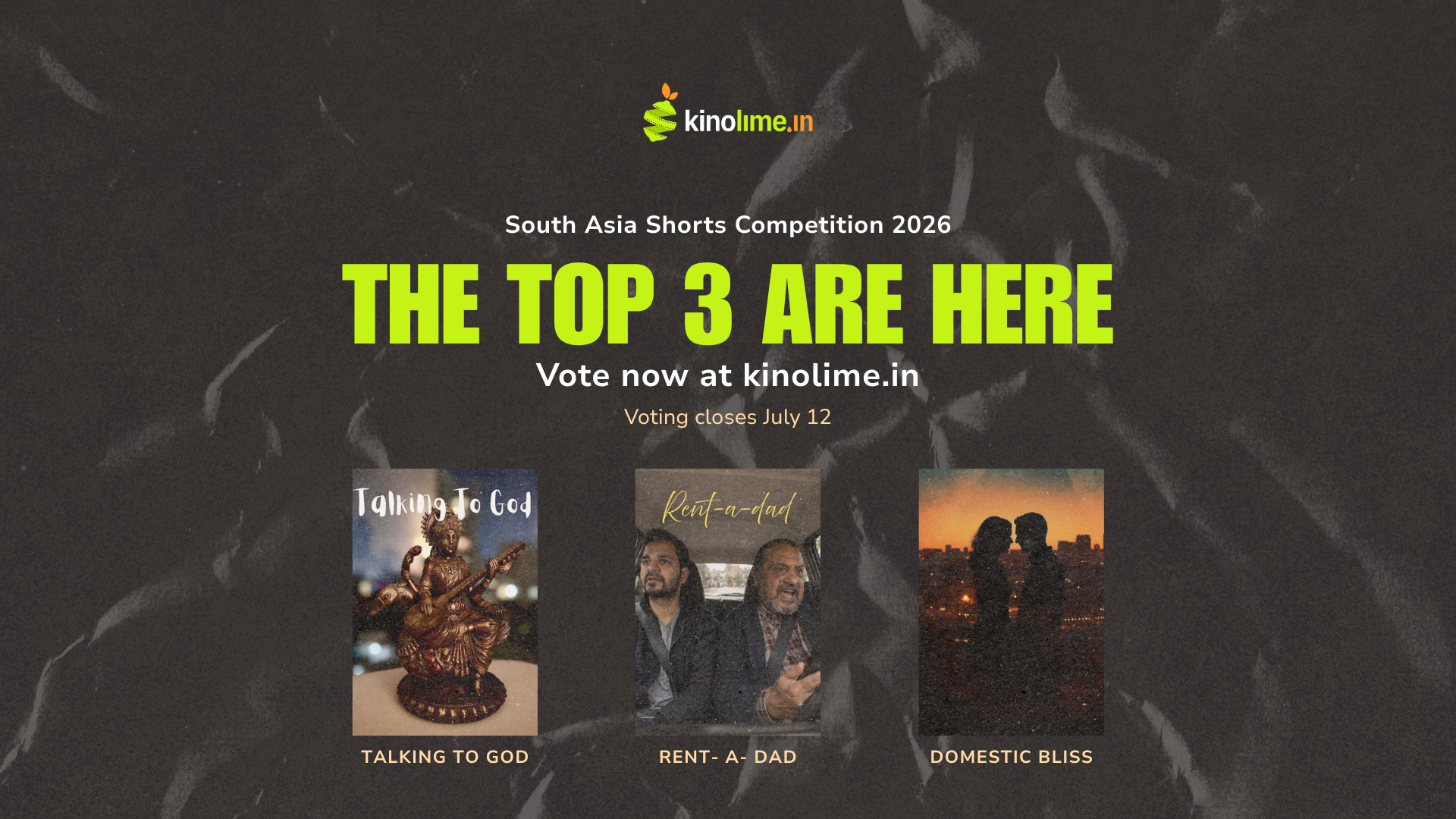 South Asia Short Film Competition: Top 3 Are Here!