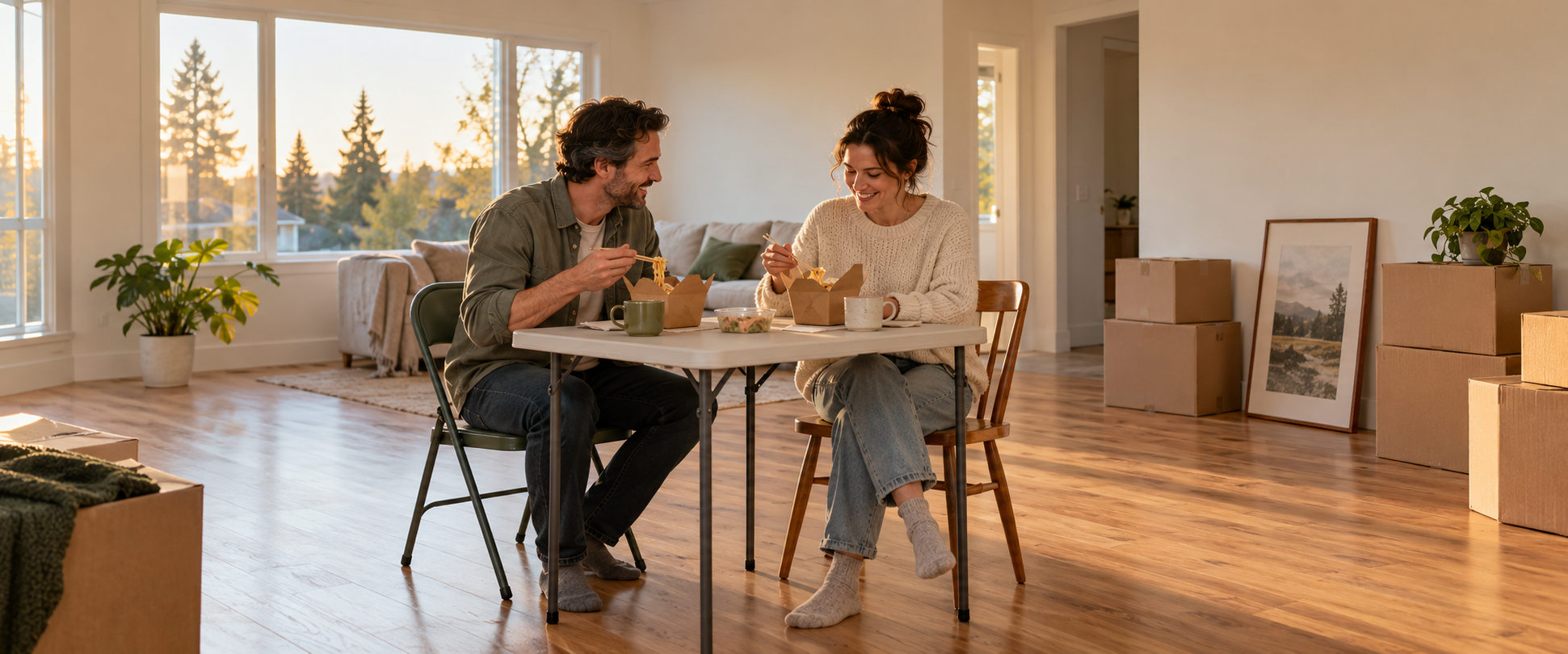 Give yourself room to settle in and discover what your new home needs.