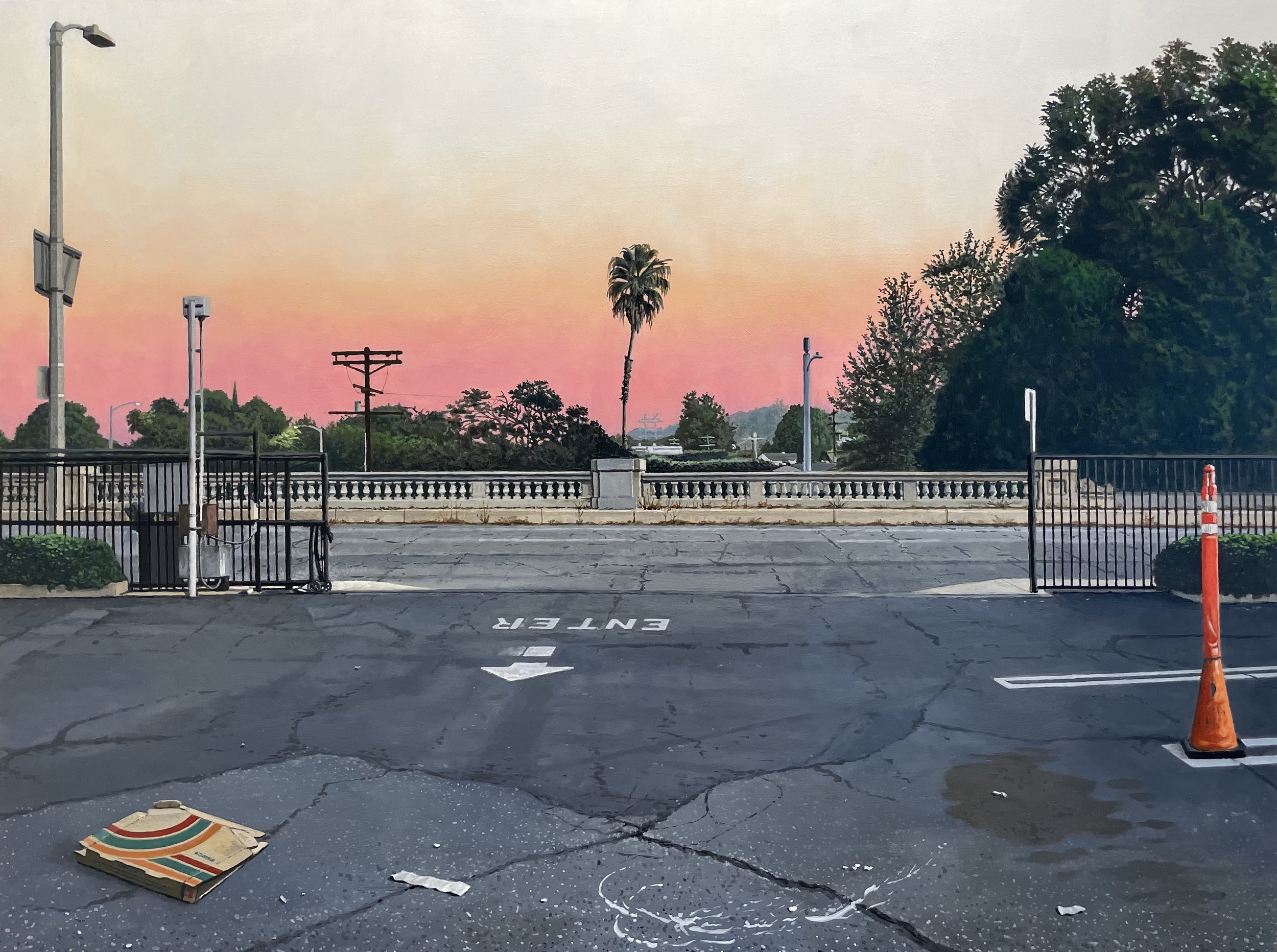 Palm 2025 oil on panel 22 1/2 x 29 1/2 inches