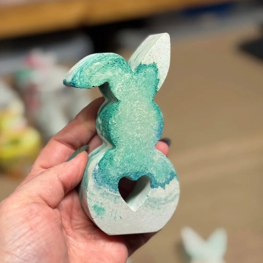 HEART BUNNY: TURQUOISE