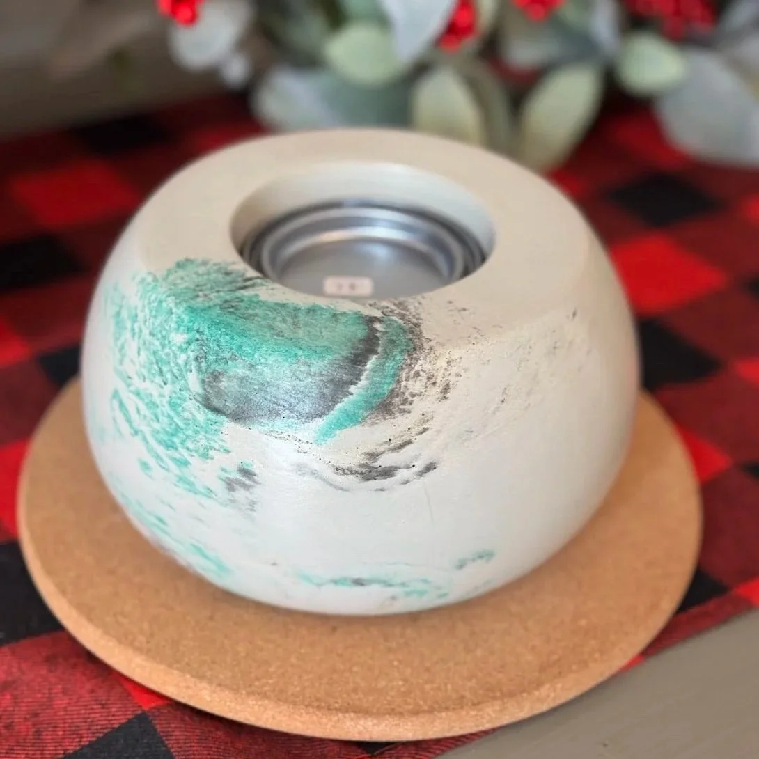 NATURAL + TURQUOISE/BLACK: SMALL BLAZE