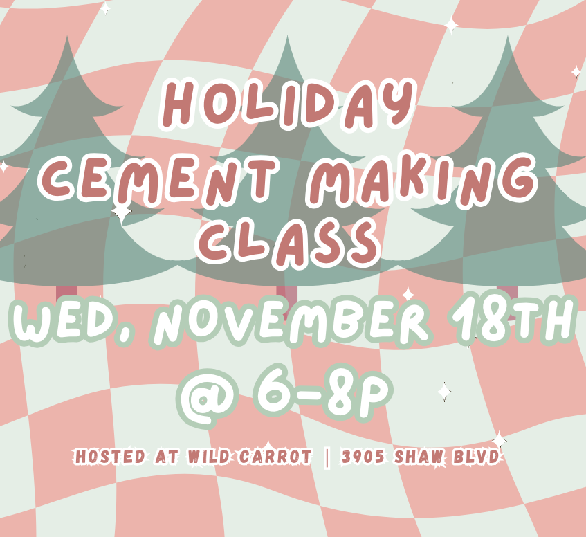11/18: CEMENT MAKING CLASS