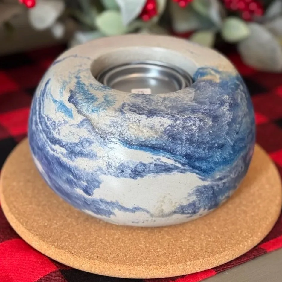 CHARCOAL + BLUE: SMALL BLAZE