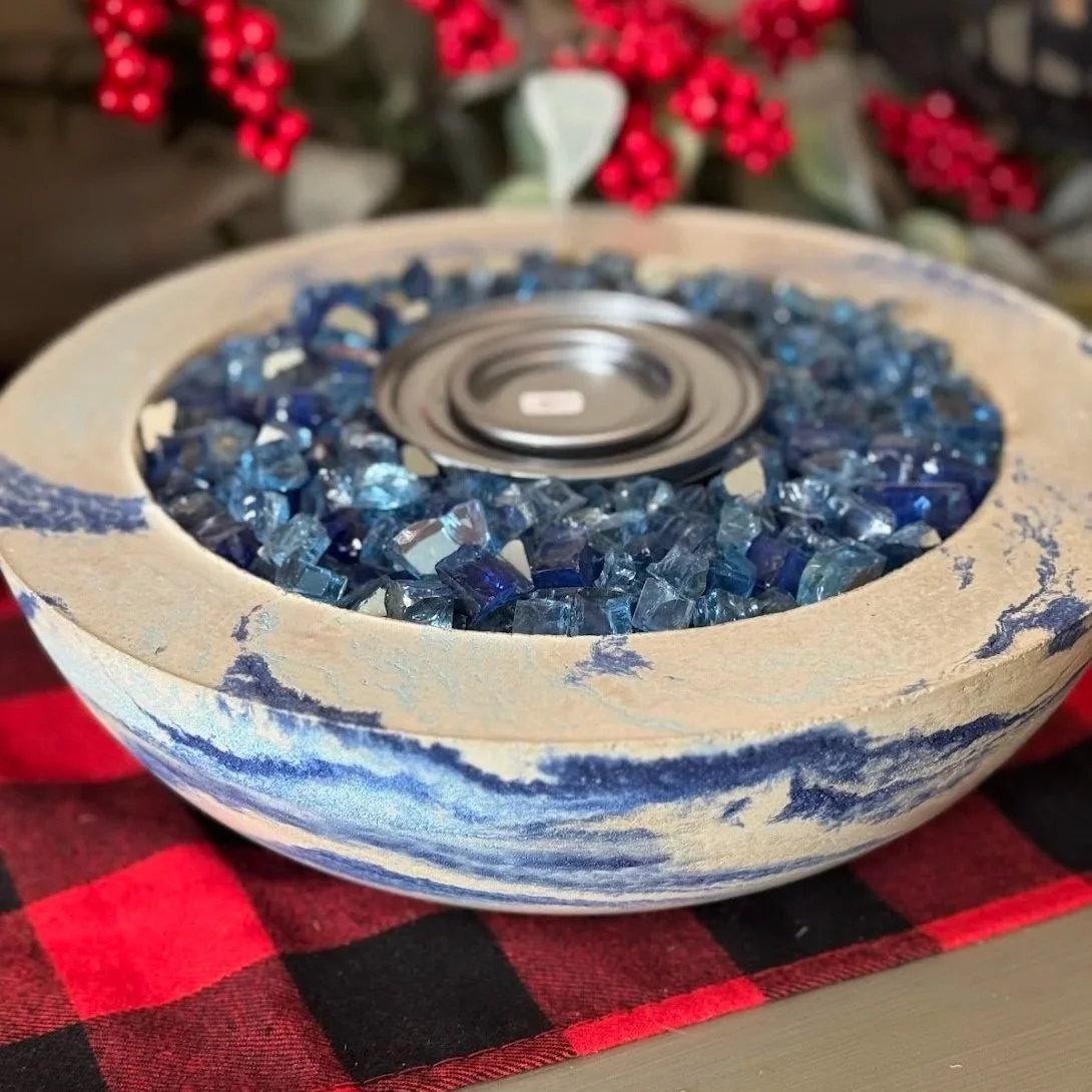 NATURAL + BLUE 2: WIDE RIM FIRE PIT