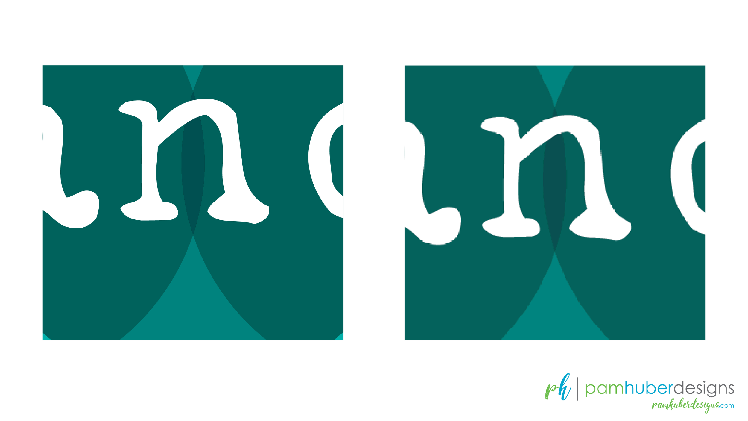 The difference between vector and raster files, and why a logo should be created in a vector-based program.