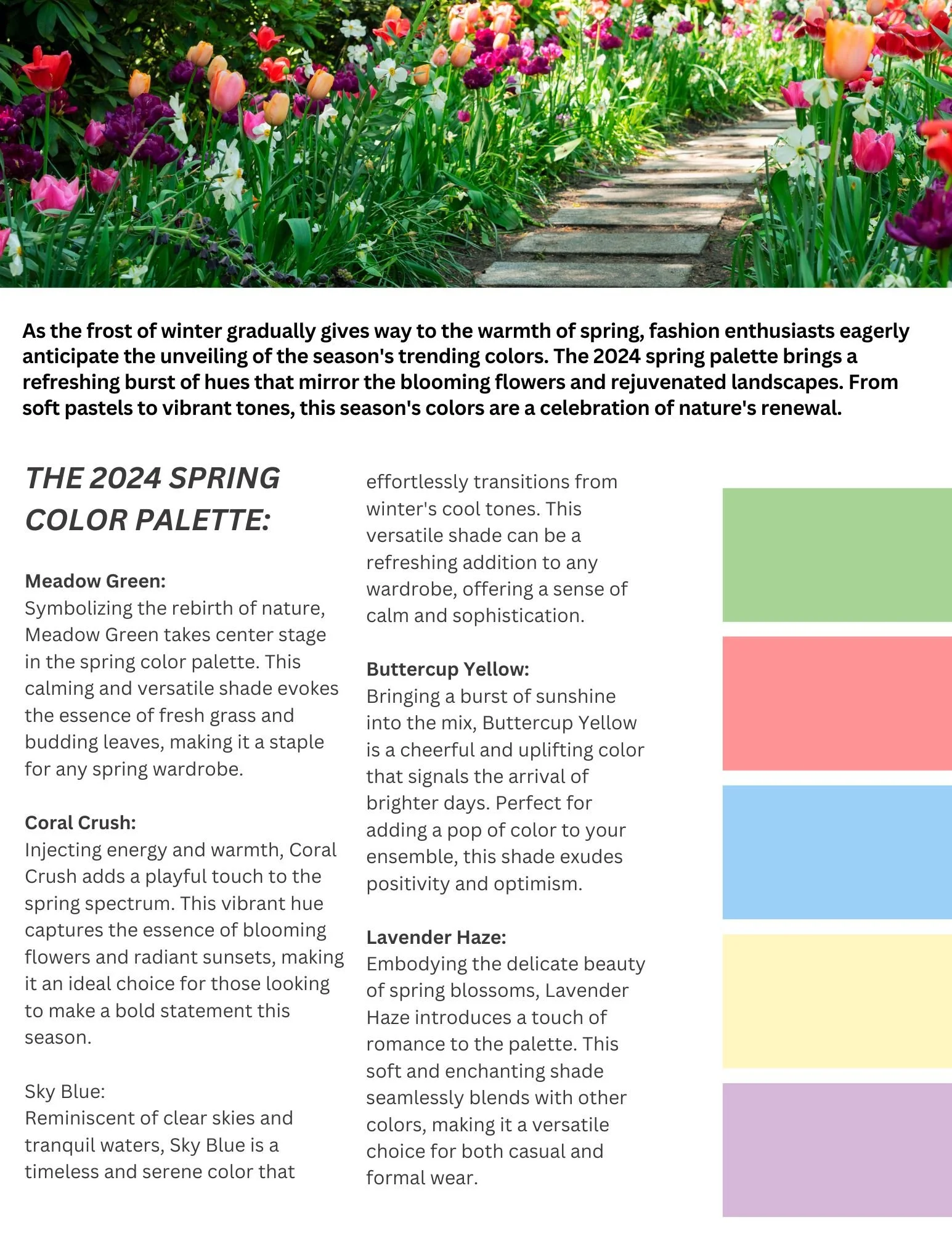 Embracing The Blossom: 2024 Spring Colors — Queen Size Magazine