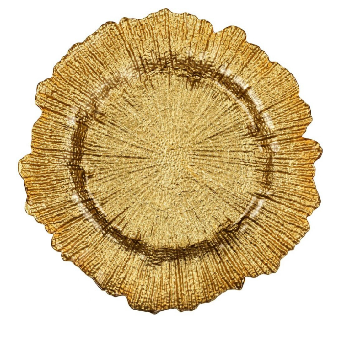 Abstract Gold Charger