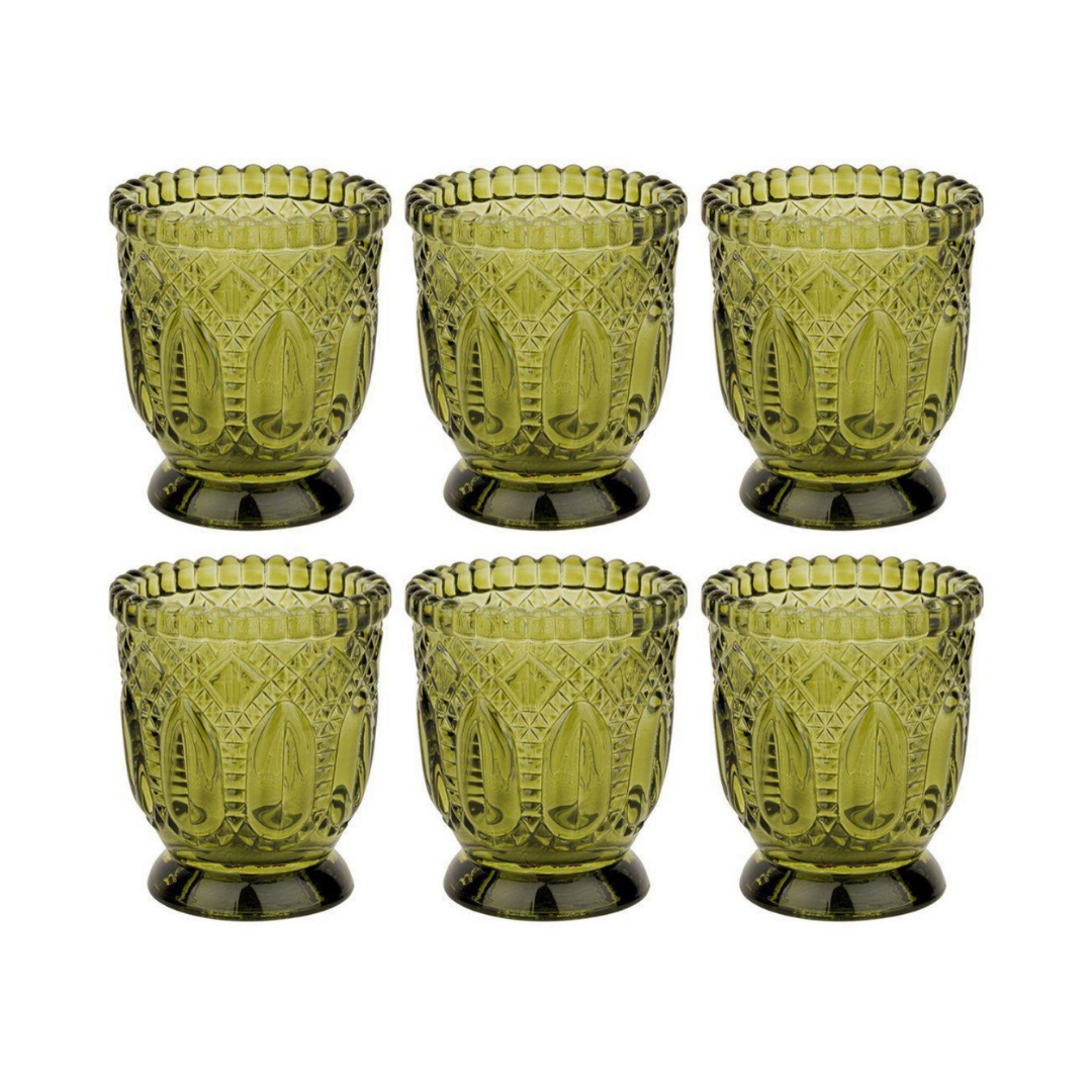 Green Candleholders