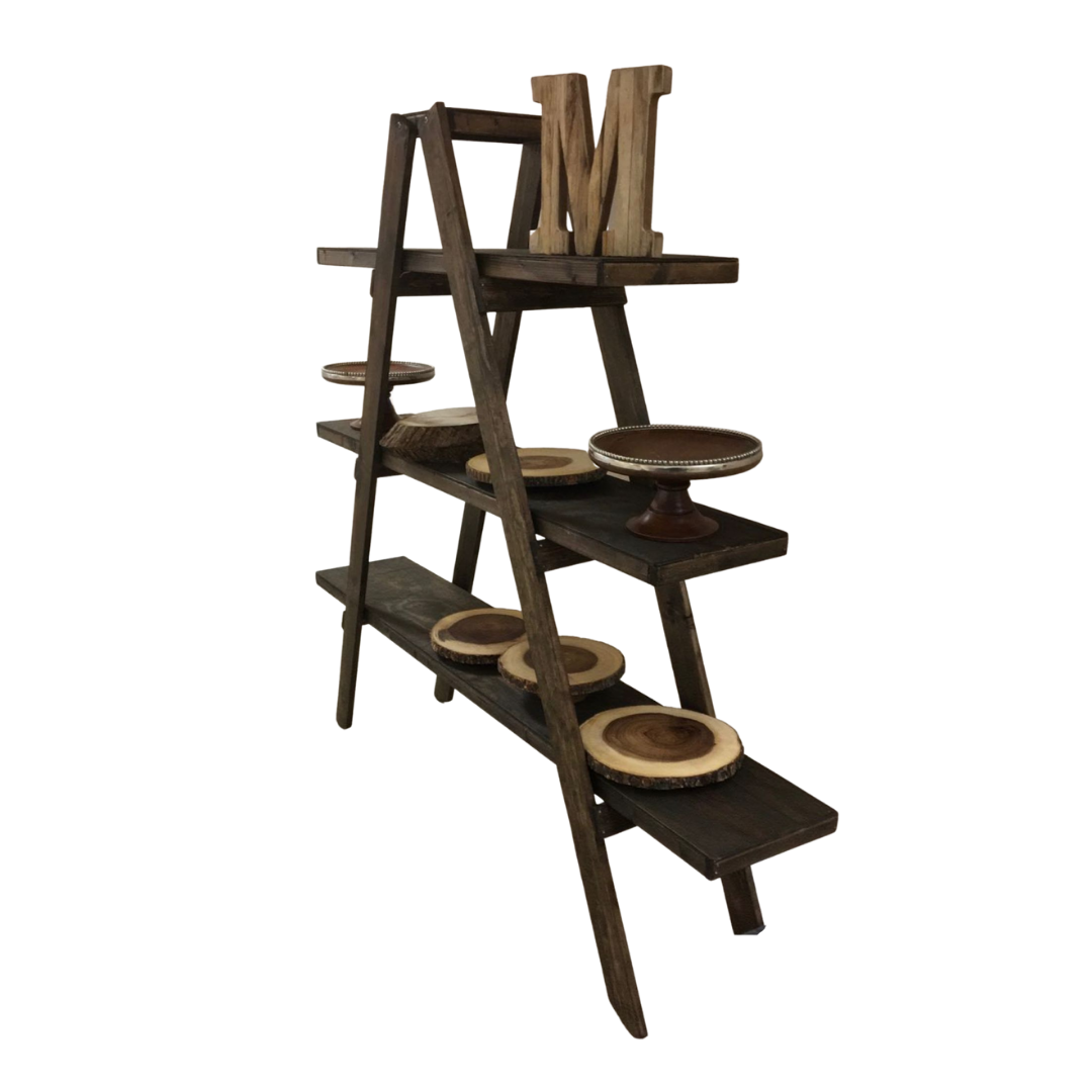 Wood Ladder Display