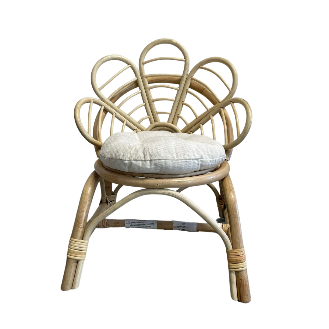 Wicker Flower Chair