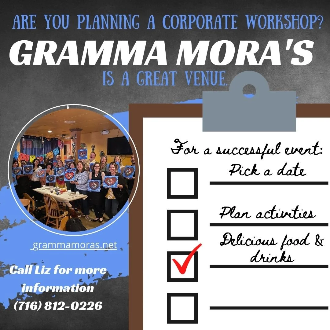 Gramma Mora's for corporate workshops