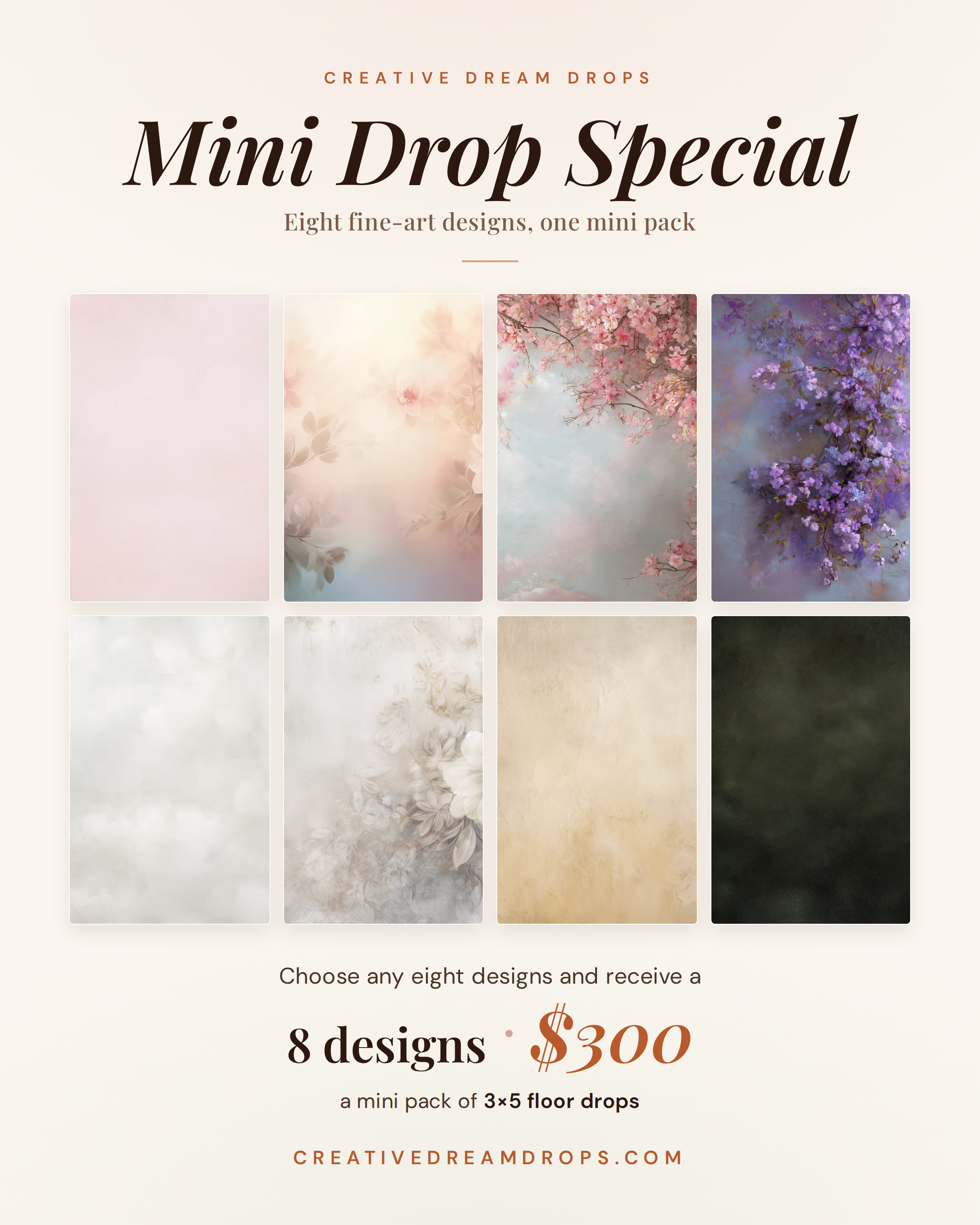 Special 8 Pak Mini Drop set