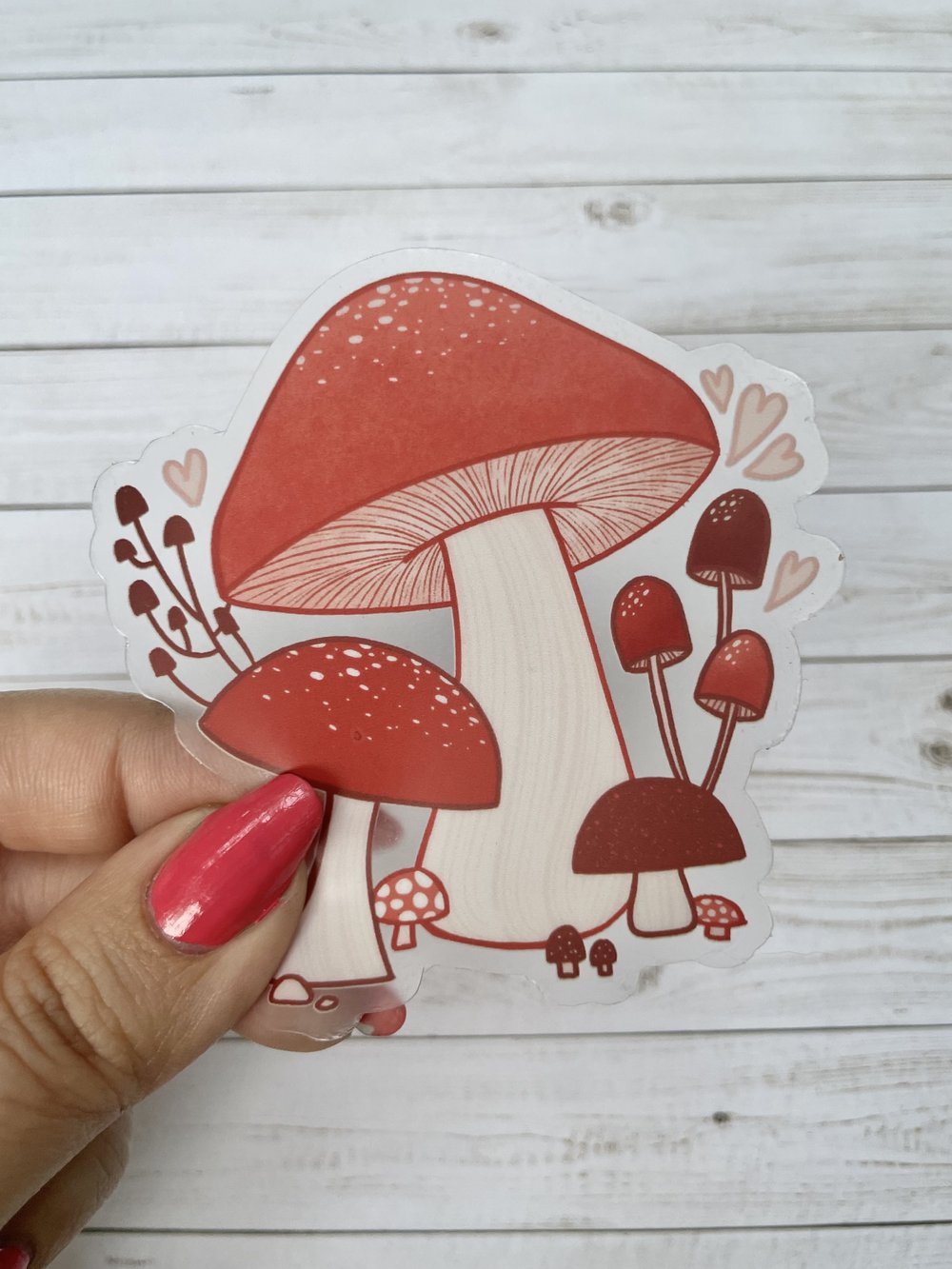 HINZIC 200pcs Red Strawberry Stickers, Self Adhesive Mushroom Sticker  Botanical Stickers Transparent Flower Stickers for Scrapbooking Vintage  Plant