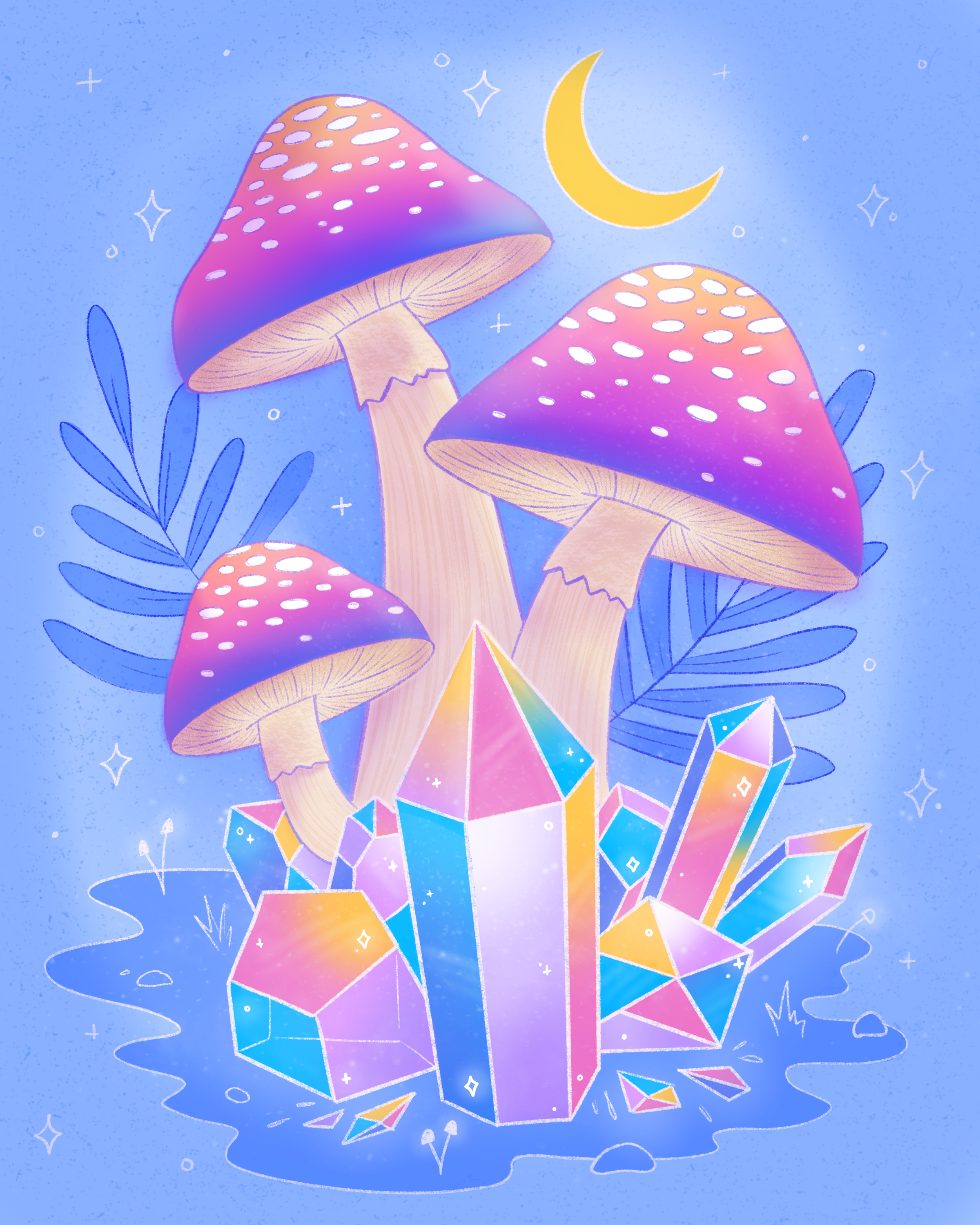 Mushrooms_At_Night-8x10.png