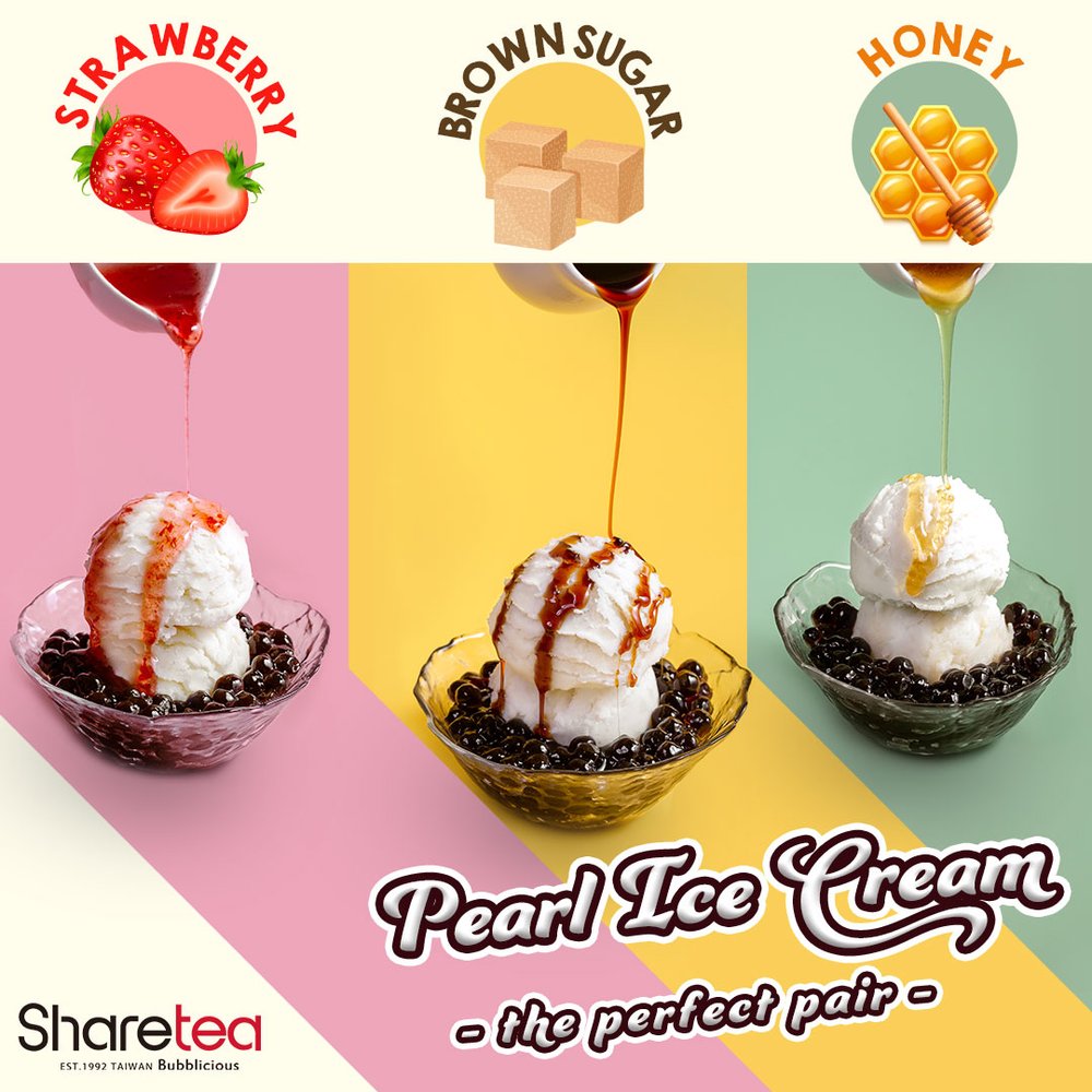 Sharetea Pearl Ice Cream — Sharetea - Best Bubble Tea Brand