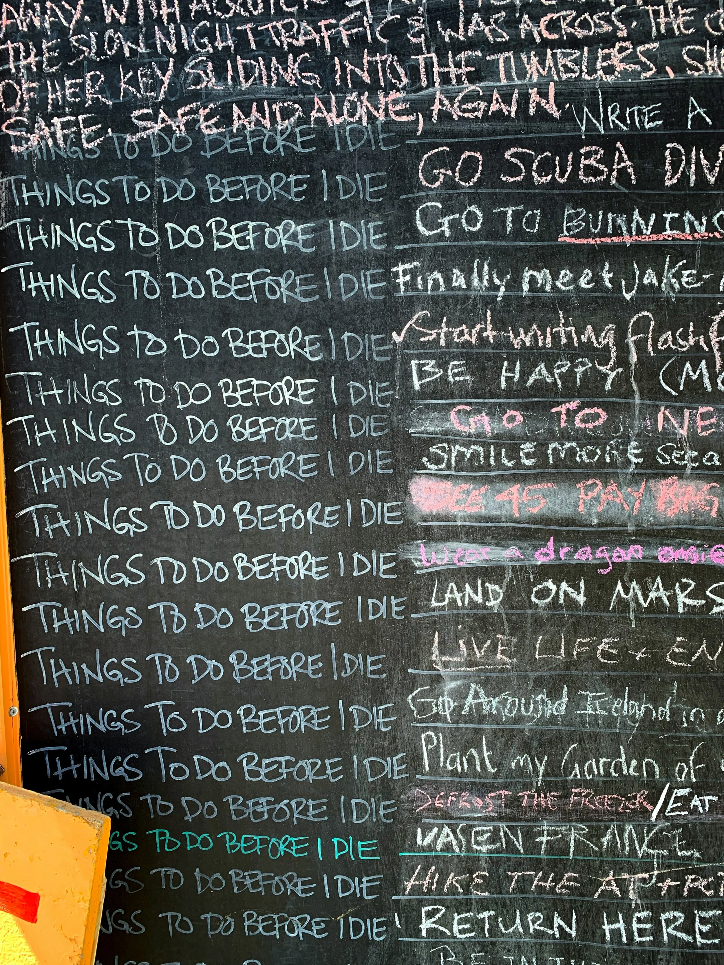 Psychology Today Article: “Seven Things To Do Before You Die”