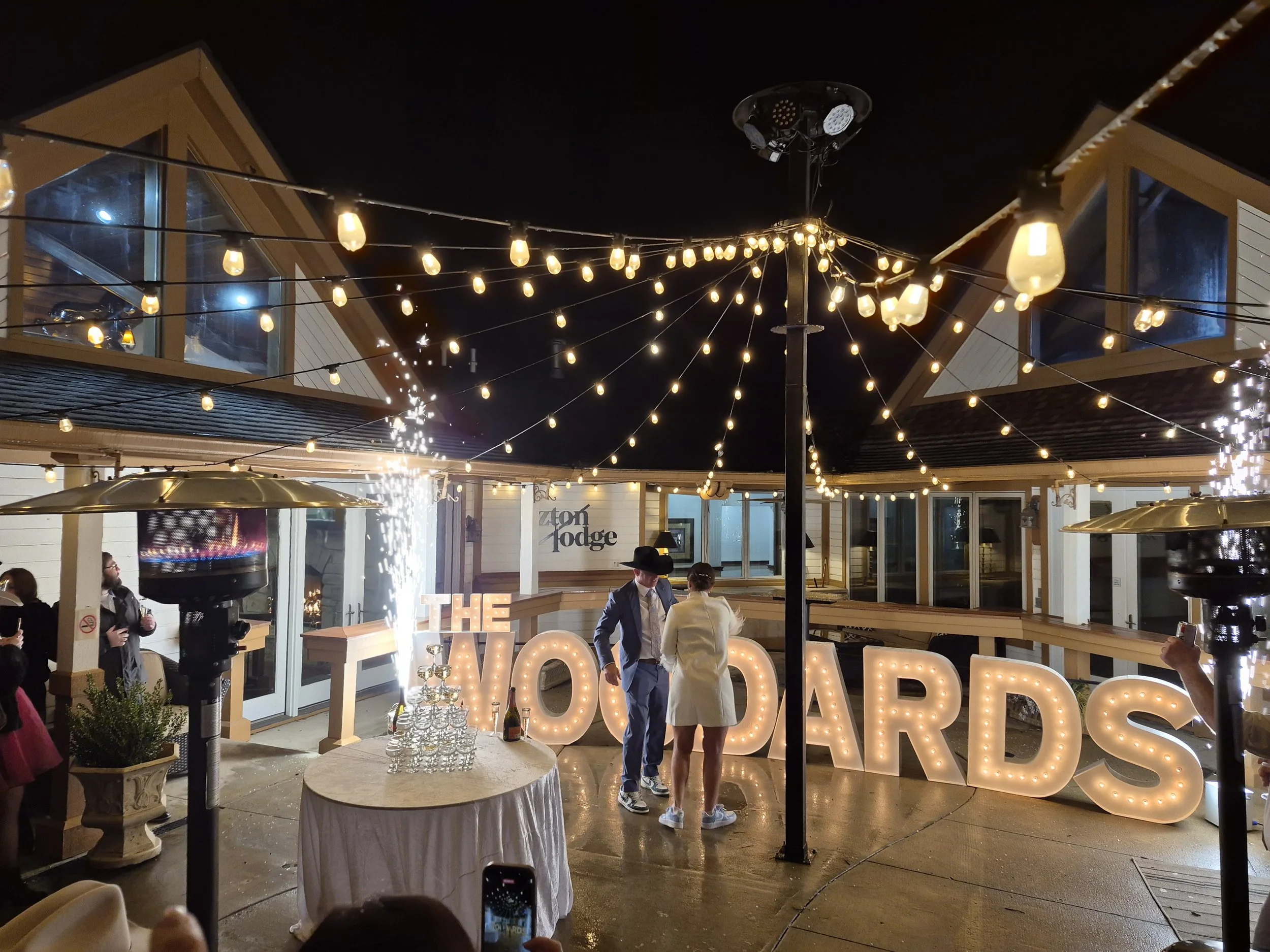 Outdoor Wedding Reception in Central Indiana