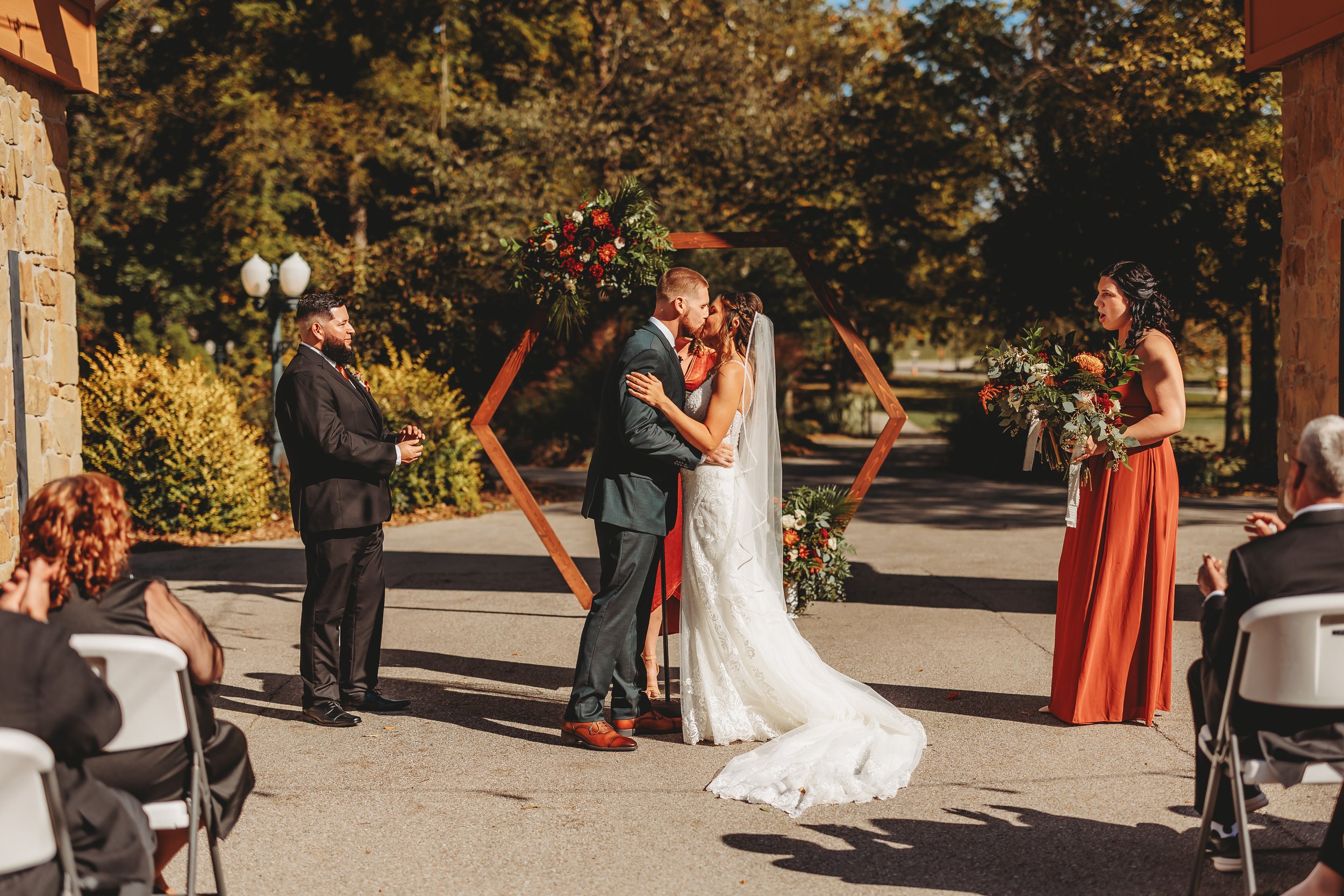 Outdoor wedding venue Indiana