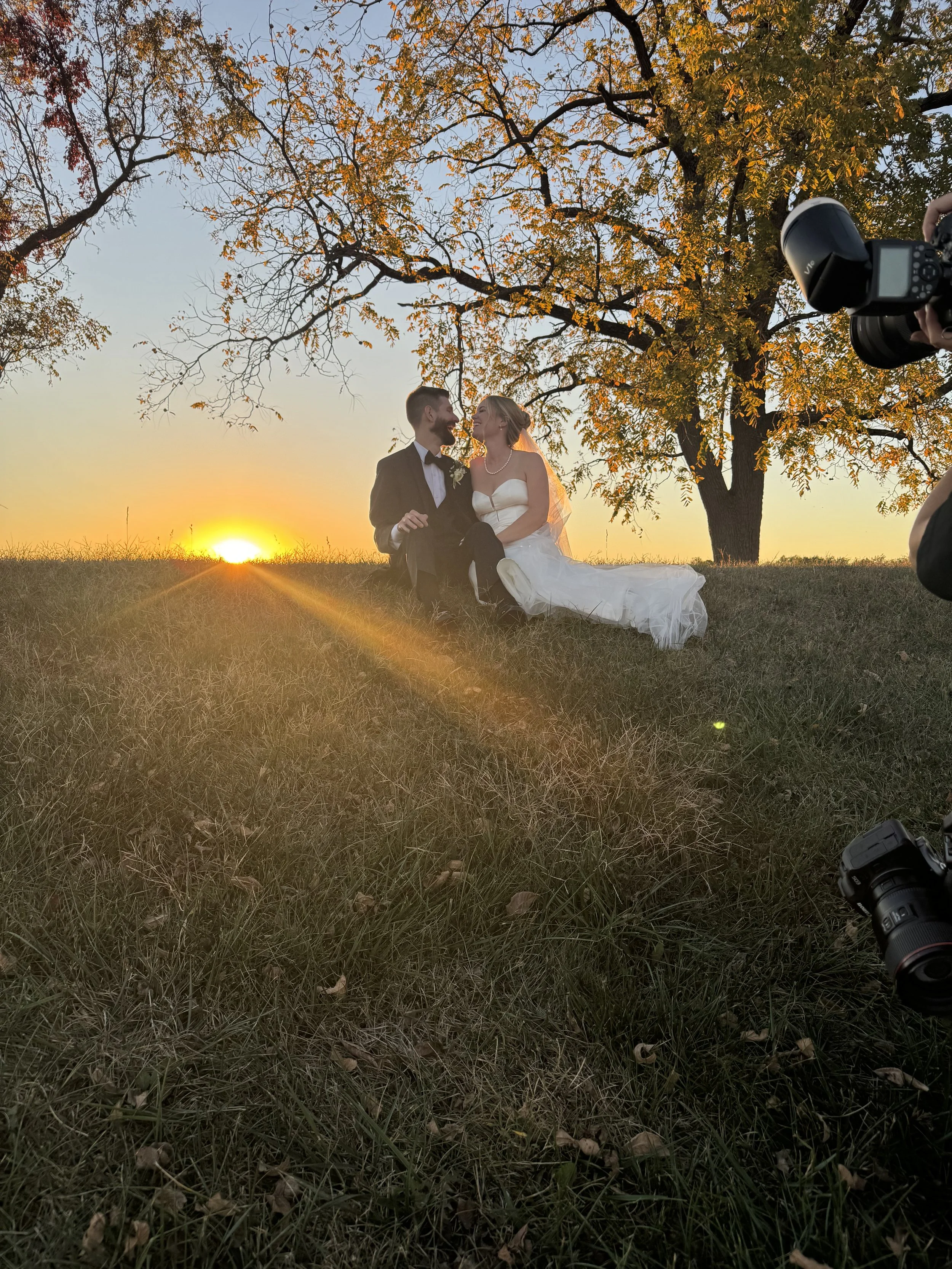 Sunset Hill Lizton Lodge Outdoor Wedding Photography