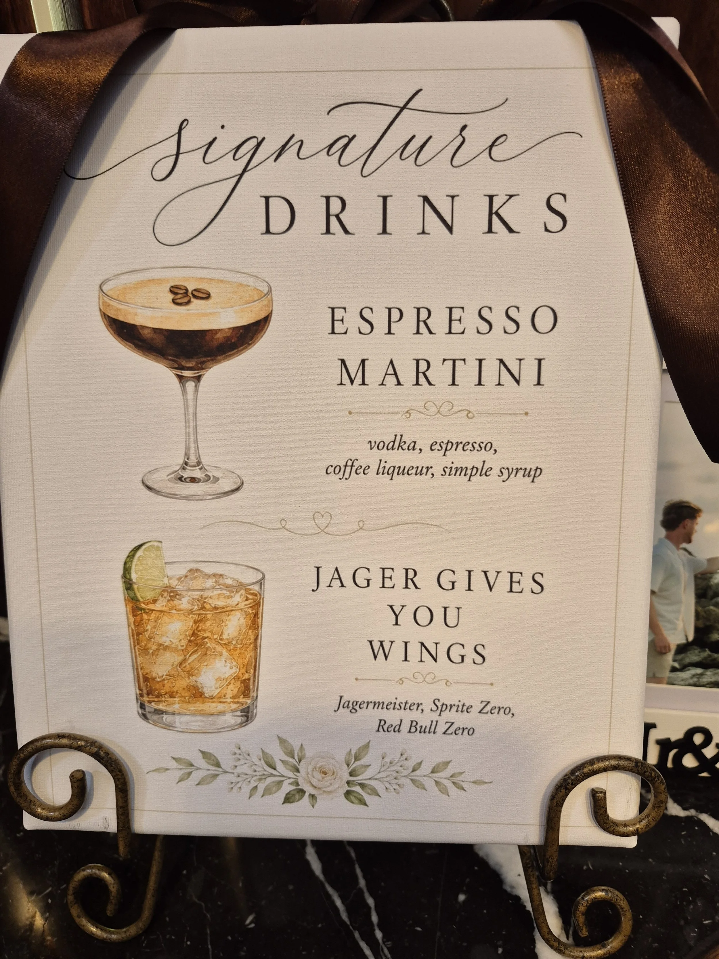 custom signature cocktails for weddings
