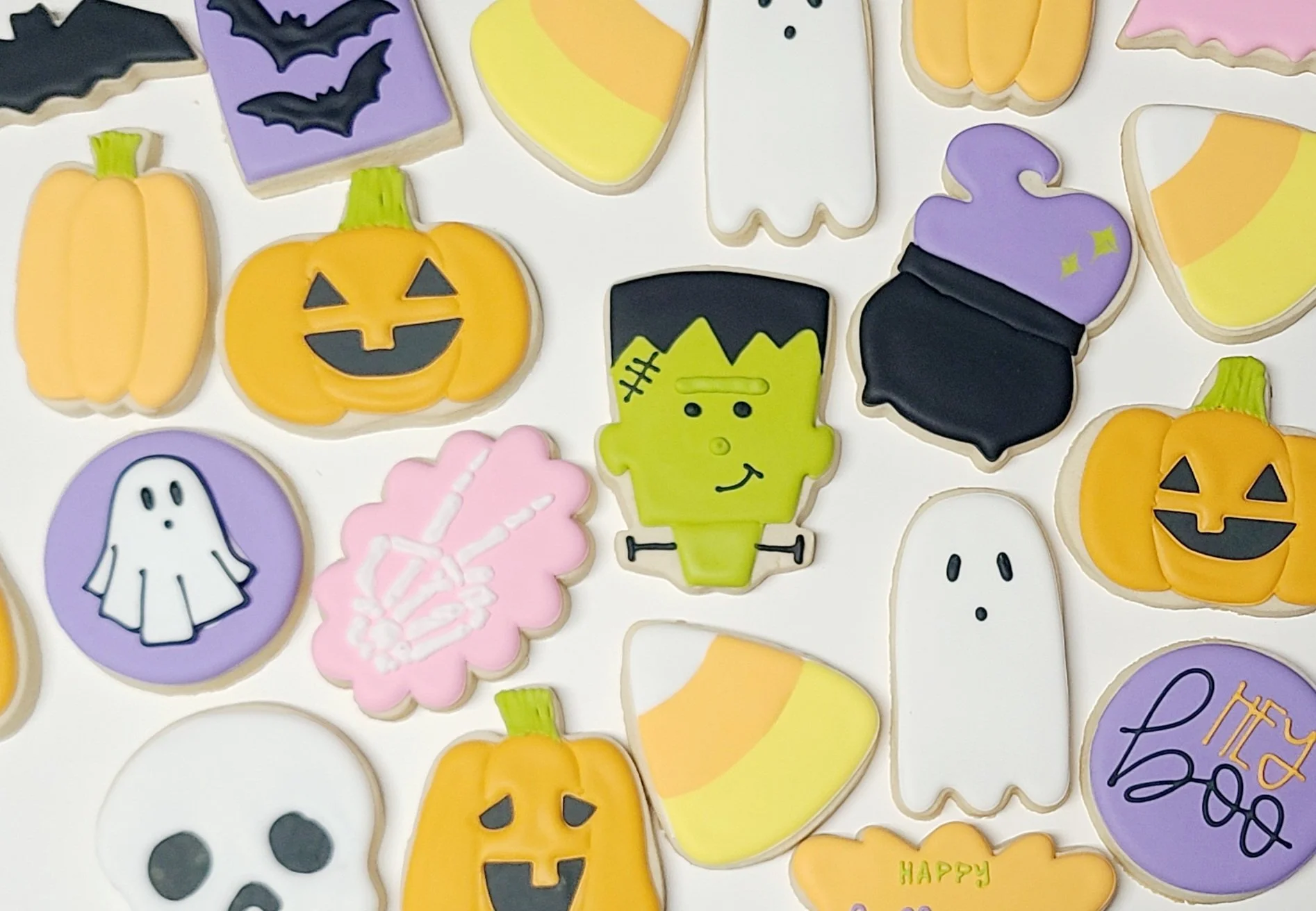 Decorated Halloween Cookies by the Dozen