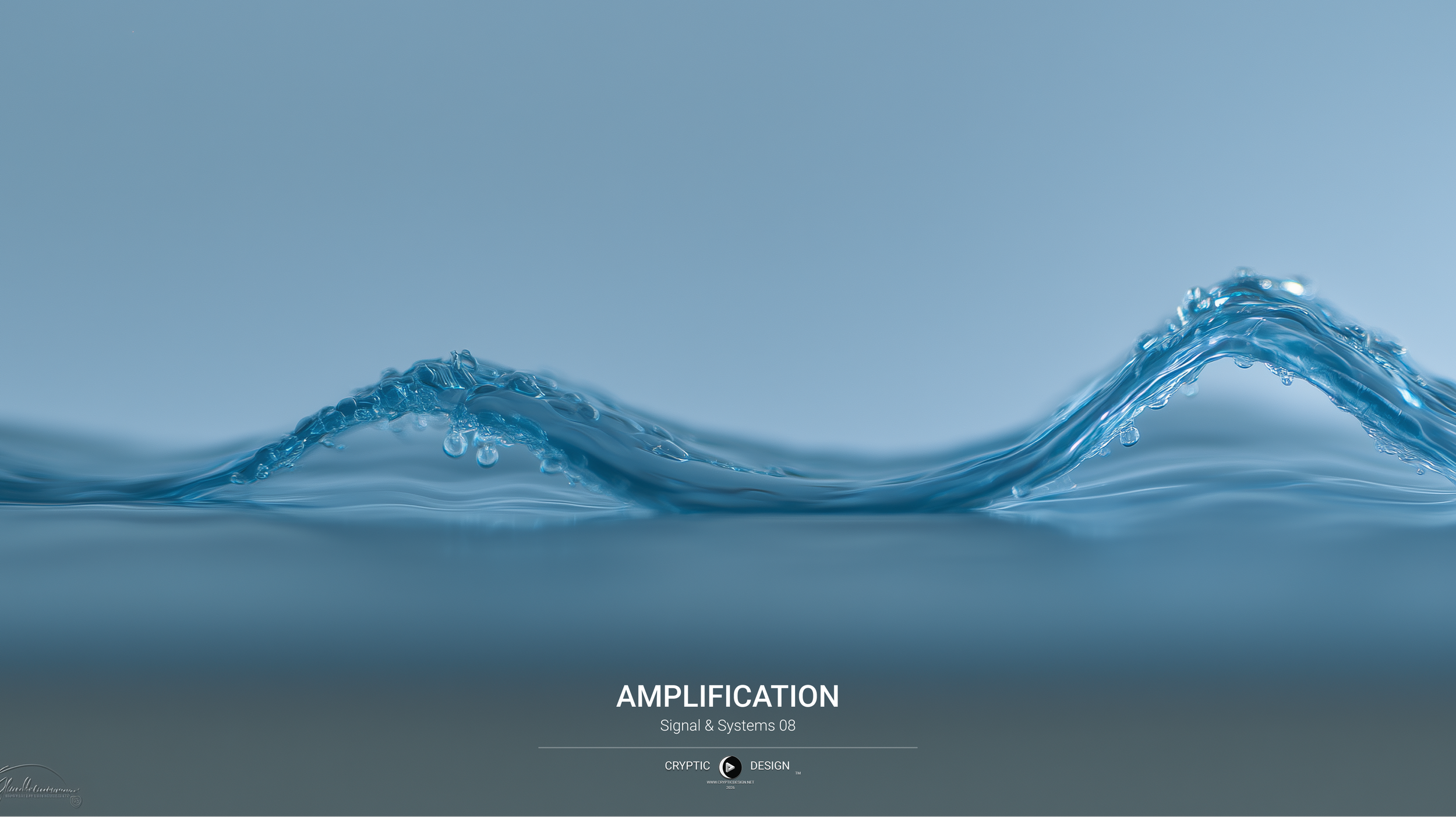 Signal amplification study exploring reinforced waveforms and escalating energy states.