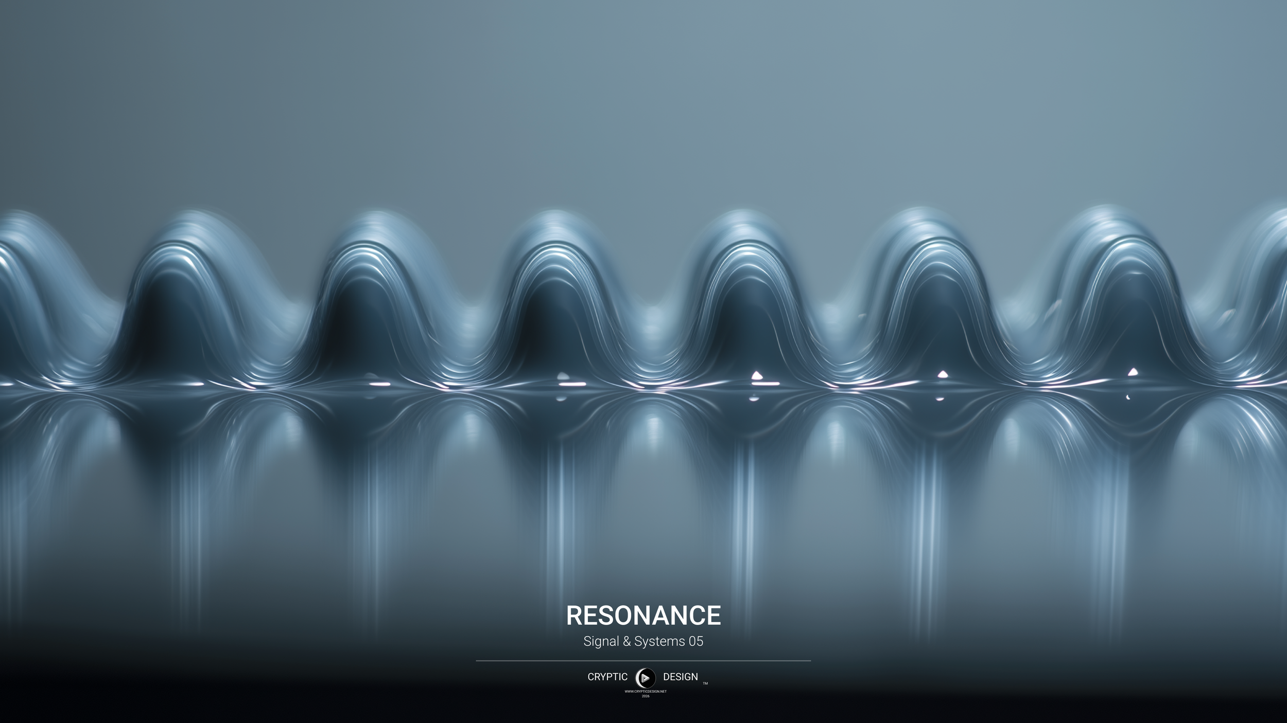 Signal resonance visualization exploring harmonic reinforcement and amplified system behavior.