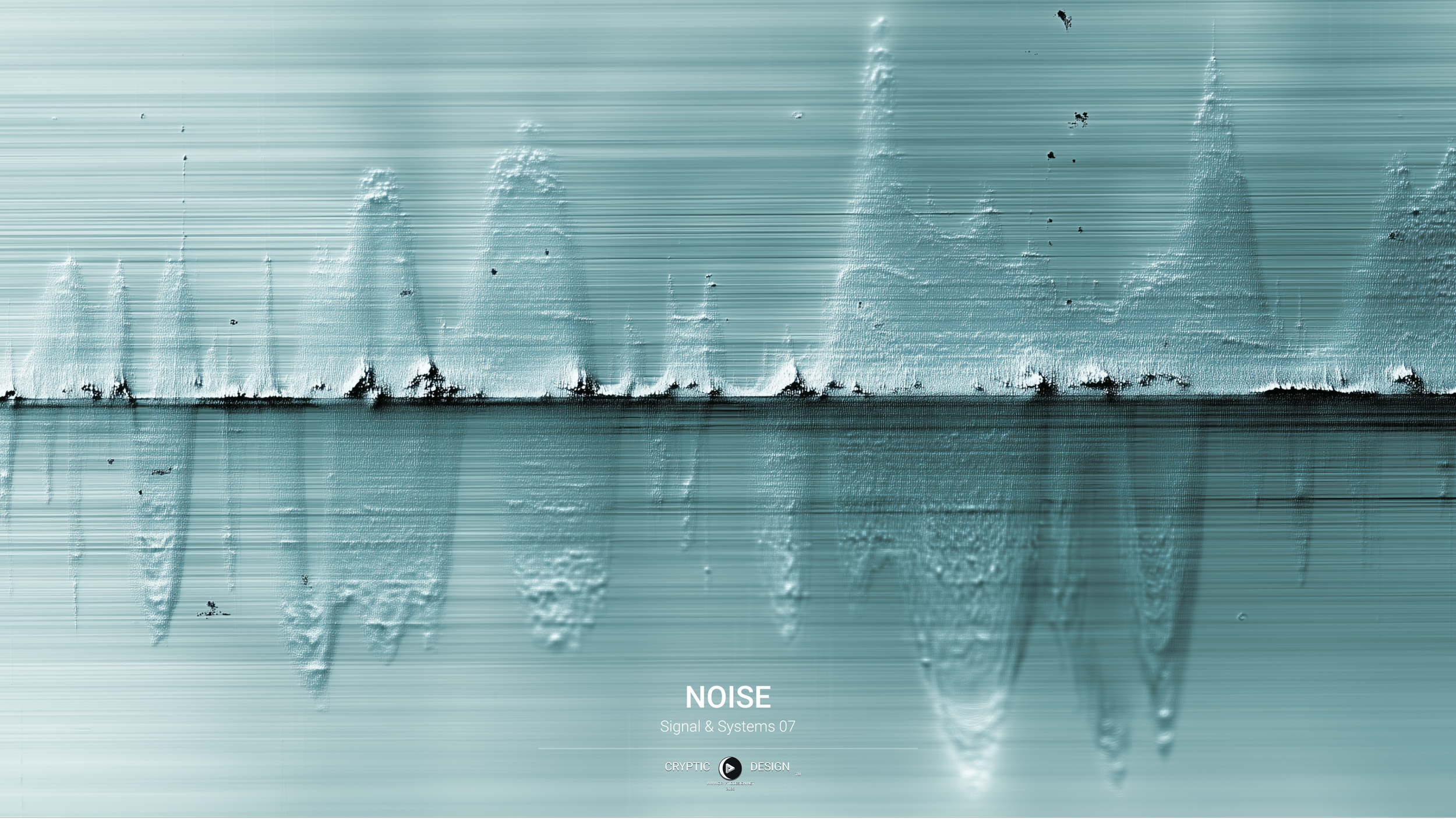 Signal noise visualization examining chaotic interference and corrupted waveform behavior.