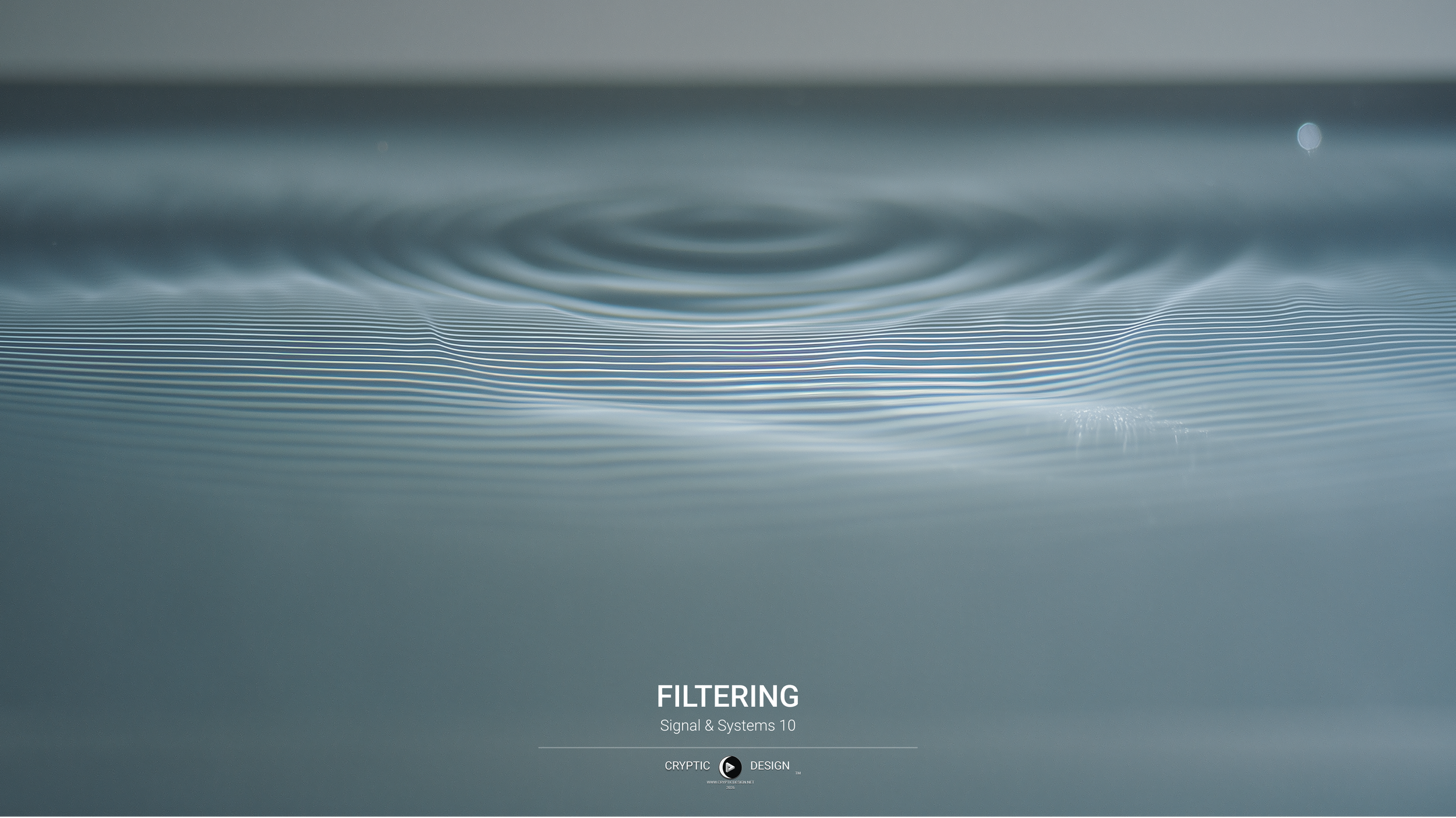 Signal filtering visualization examining selective frequency isolation and structured waveform processing.